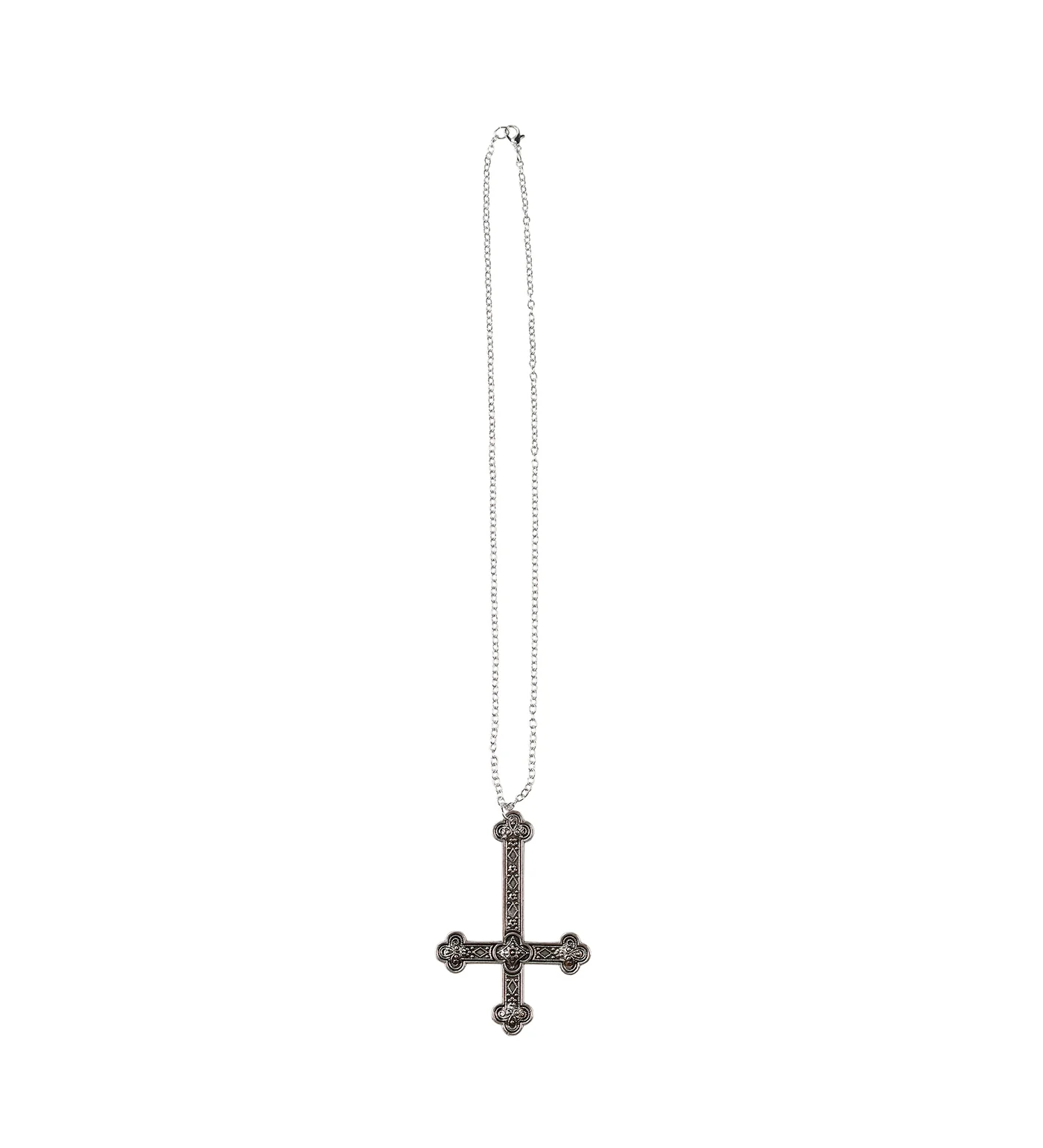 Inverted Budded Cross, Silver (2B) - Image 3