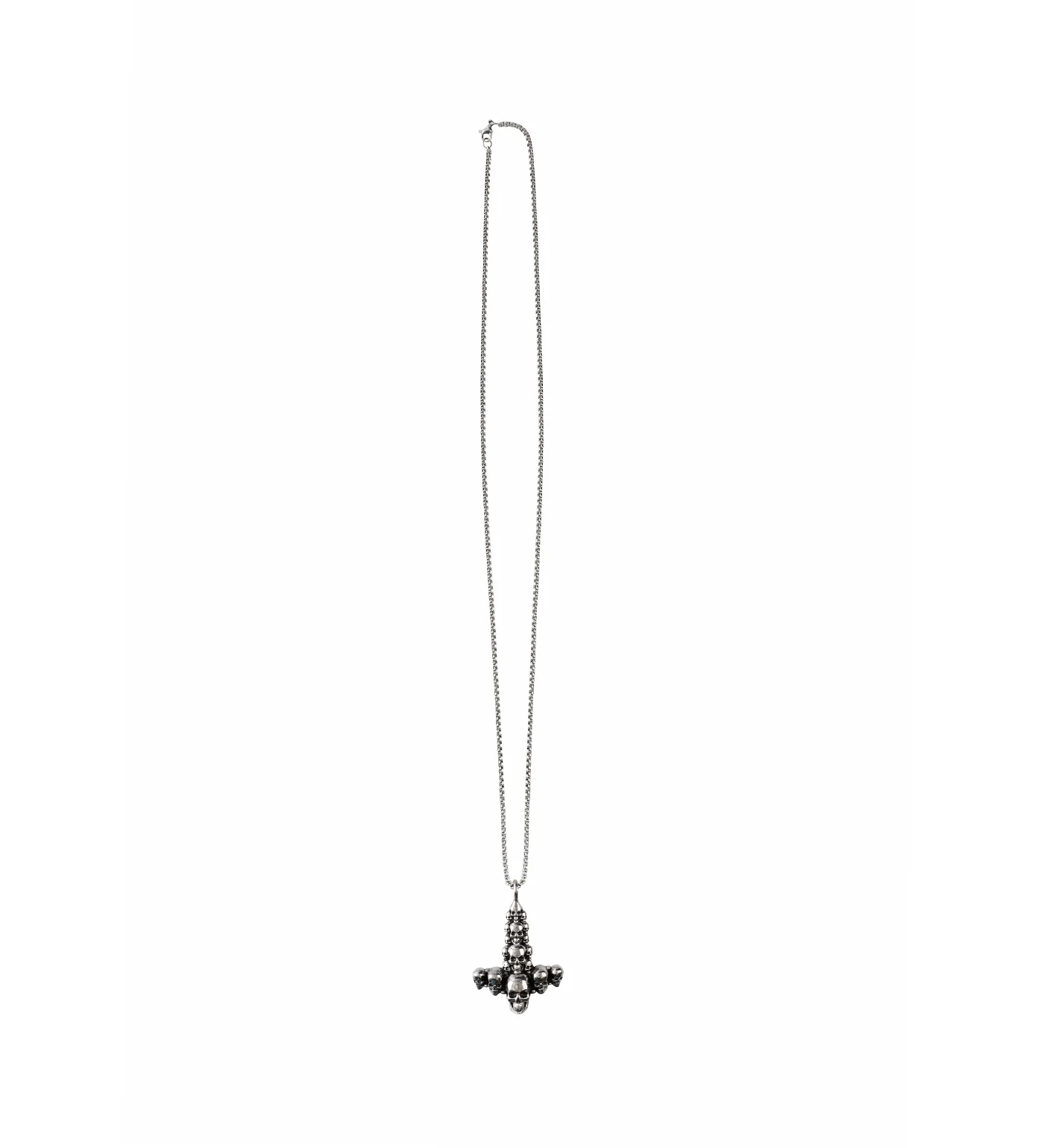 Inverted Skull Cross EX-31251918, Silver/Black (2B) - Image 2