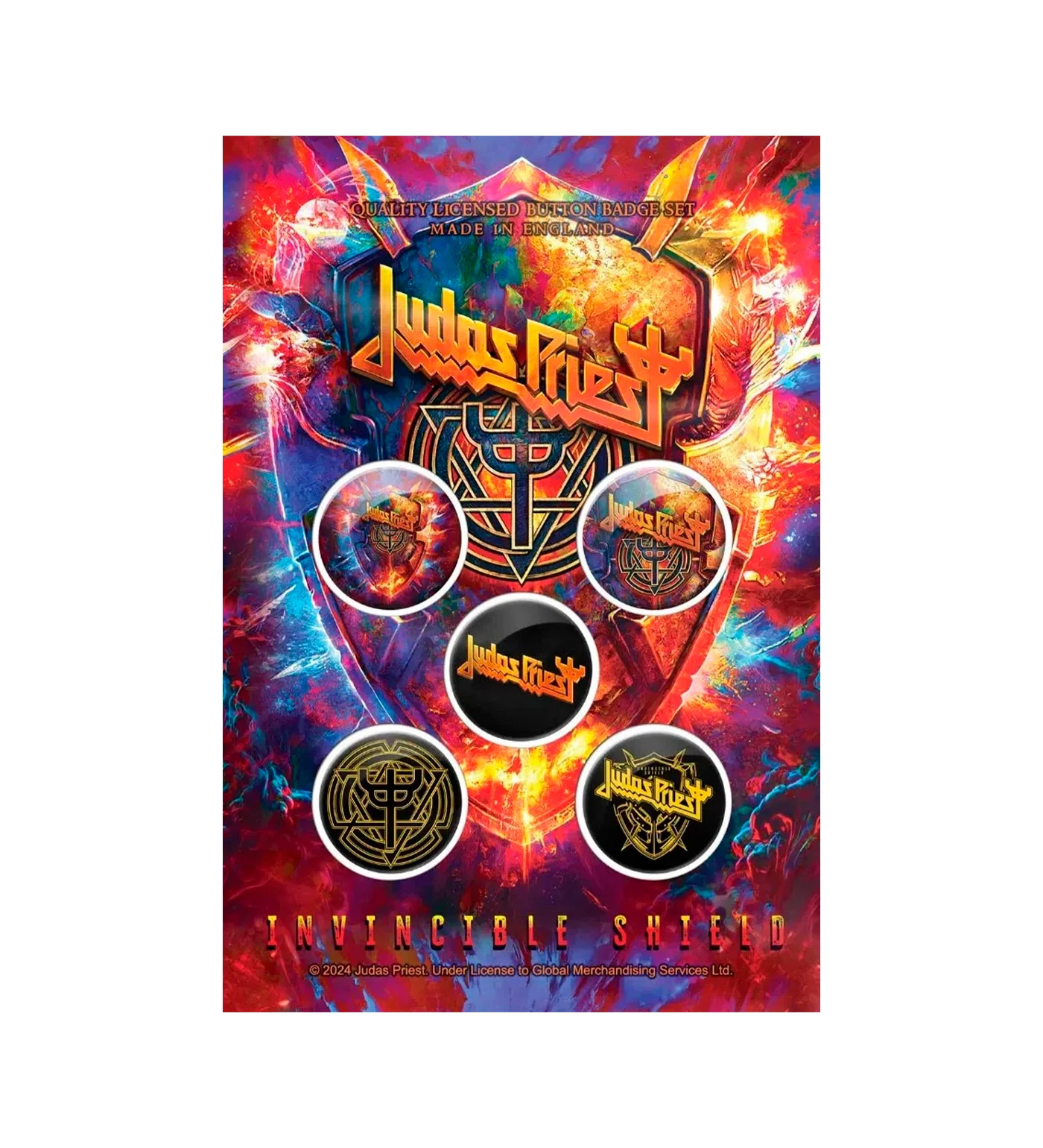 Invincible Shield Pins Pack