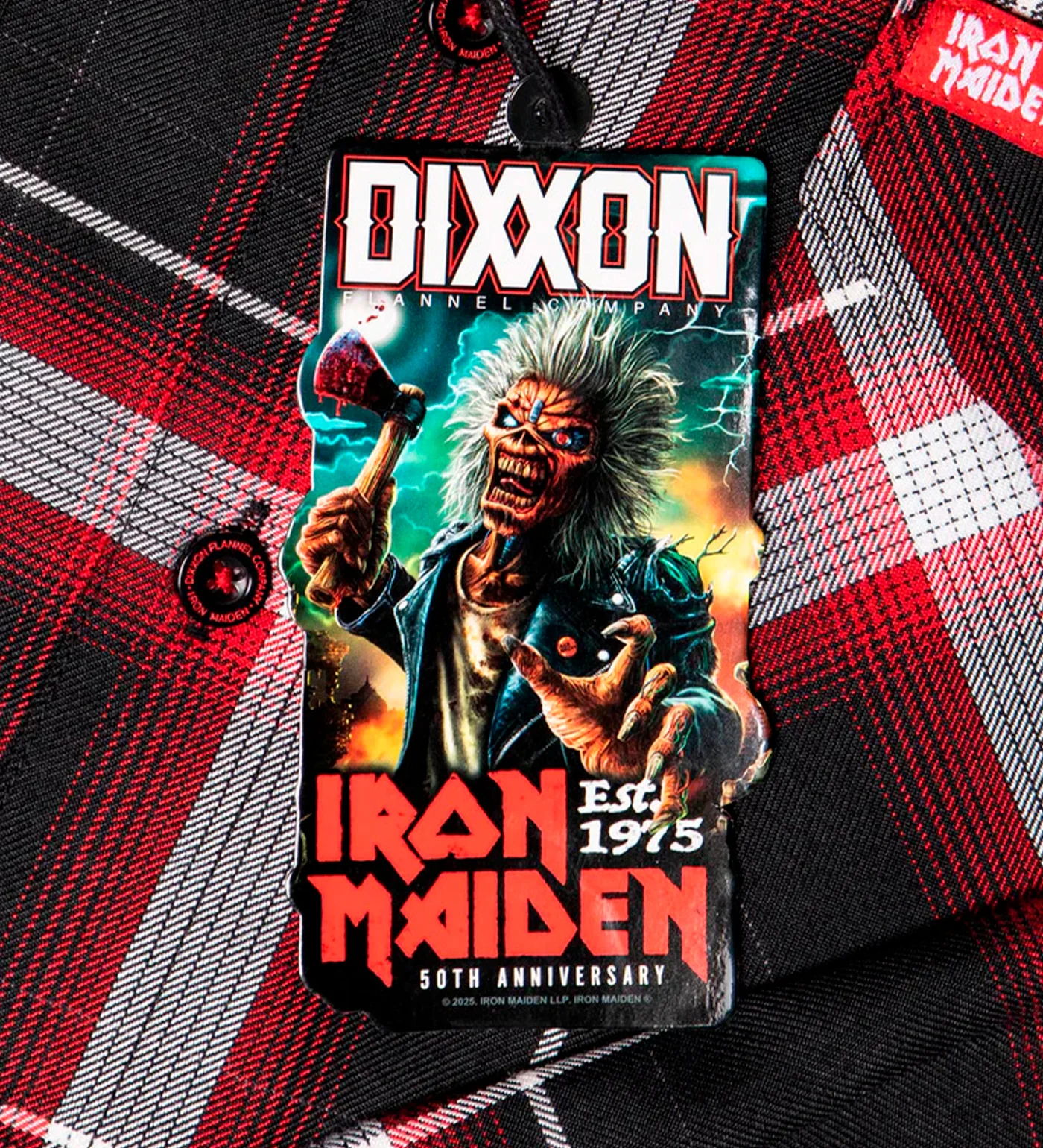 Iron Maiden 50th Anniversary, Black/Red/White - Image 3