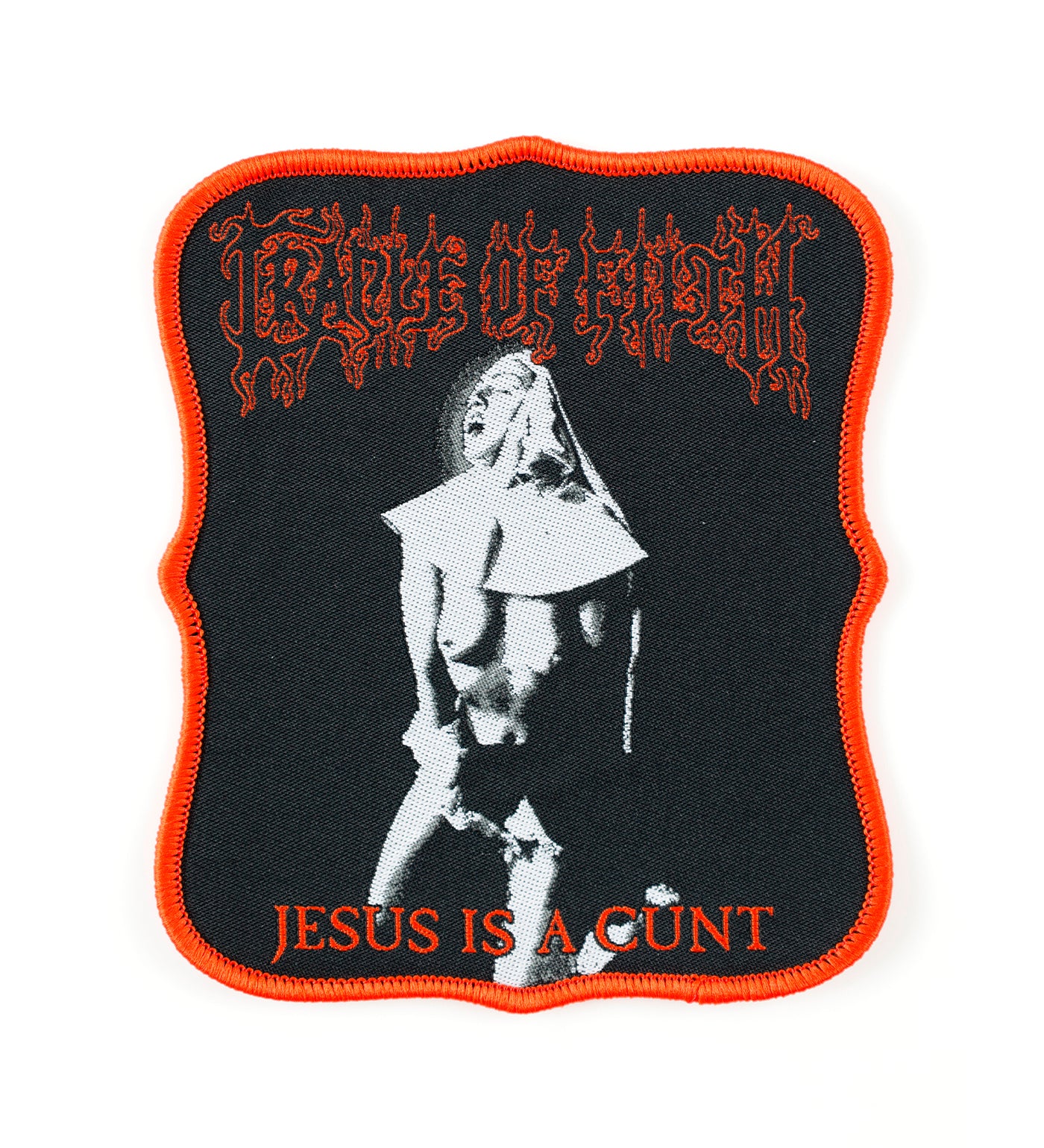 Jesus Is A Cunt, Red Border