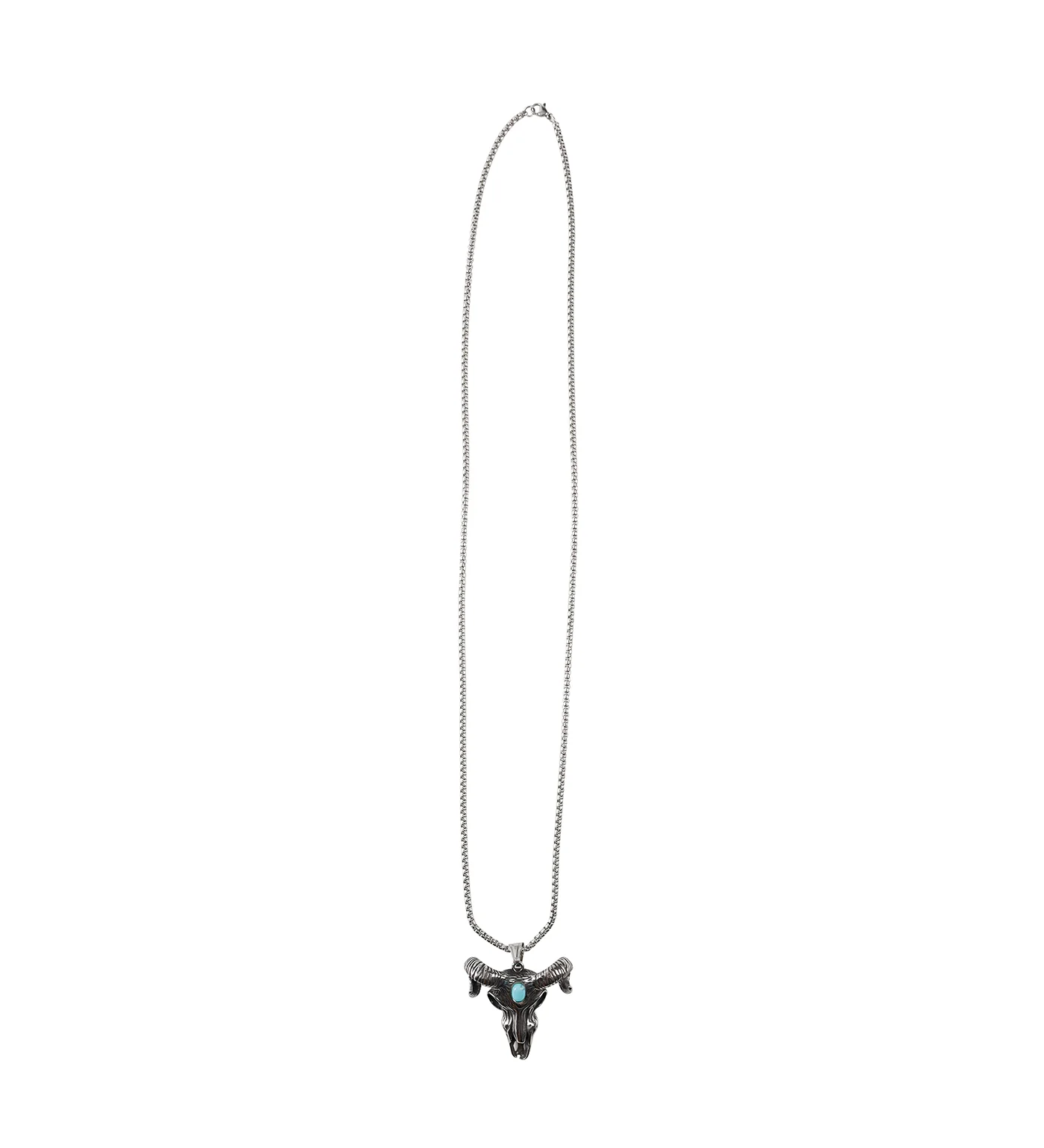 Jeweled Ram Skull, Silver(2E) - Image 3