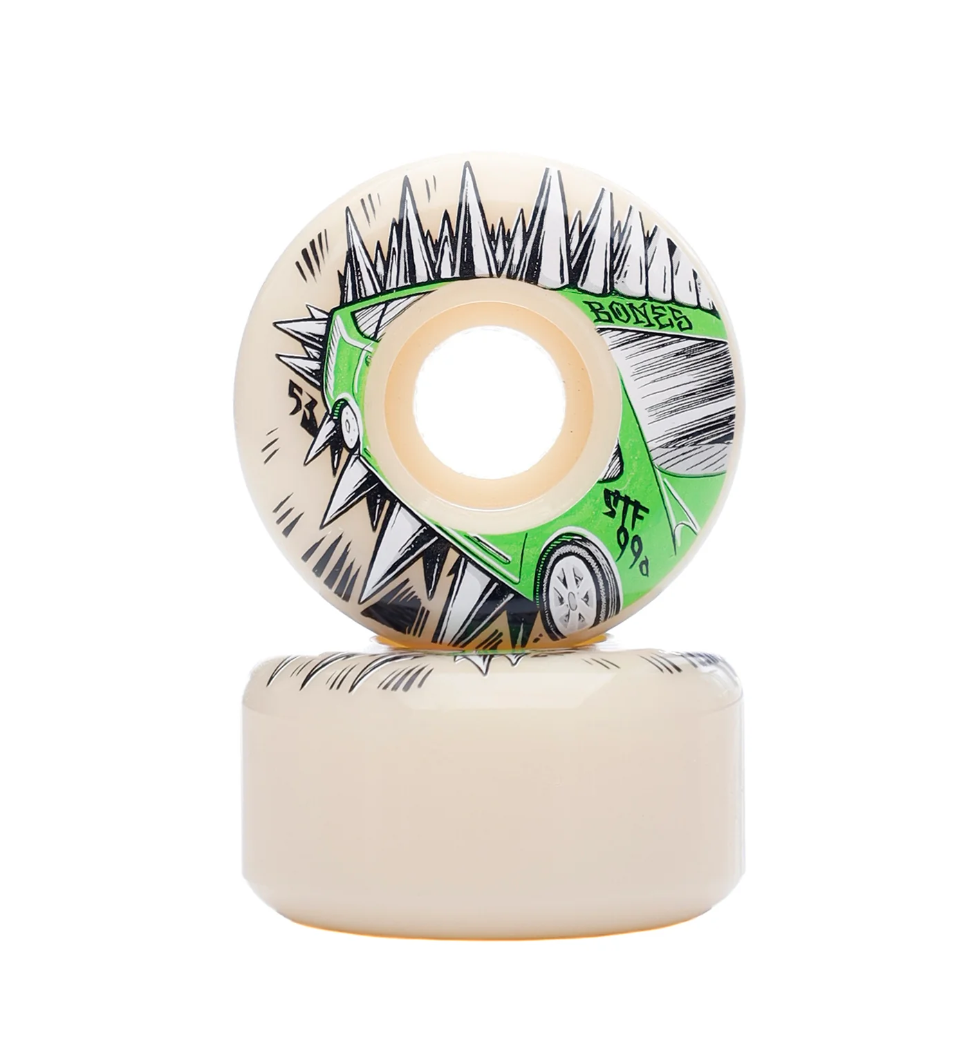 Judas Prius V2 Locks STF 99a, White/Green