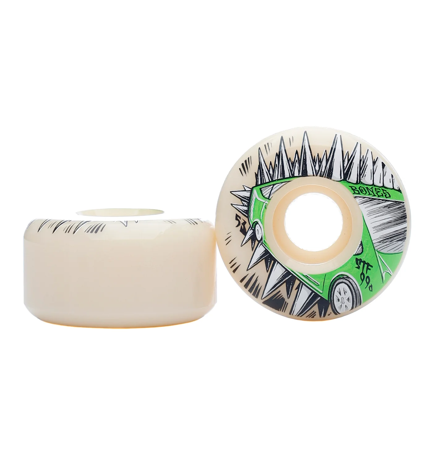 Judas Prius V2 Locks STF 99a, White/Green - Image 2