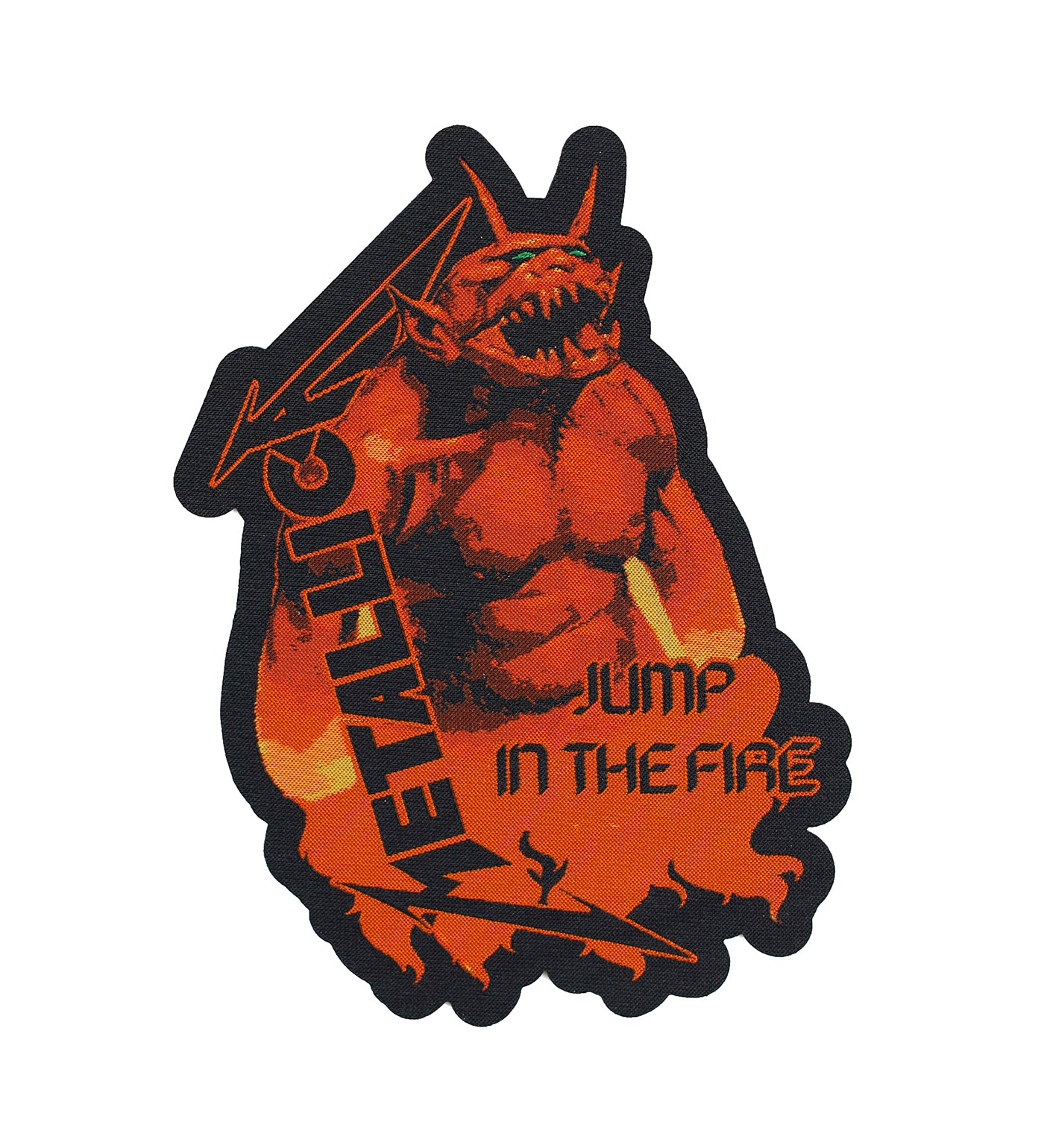 Jump In The Fire Die-Cut, Black