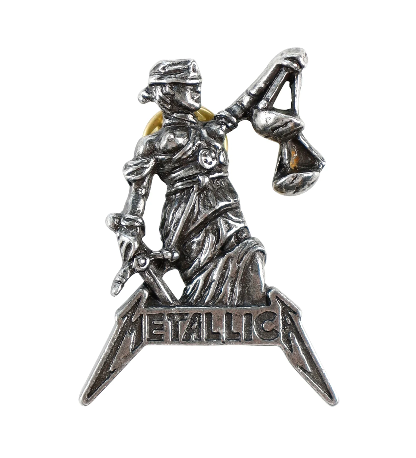 Justice For All Badge, Pewter