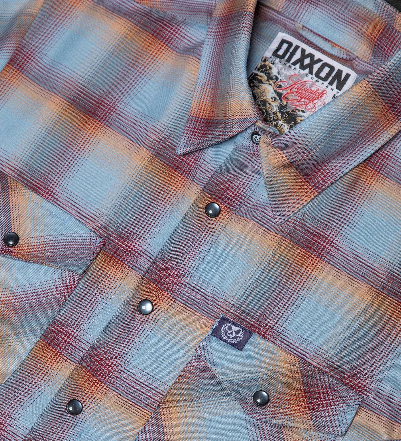 Killswitch Engage Flannel, Blue/Red/Orange - Image 2