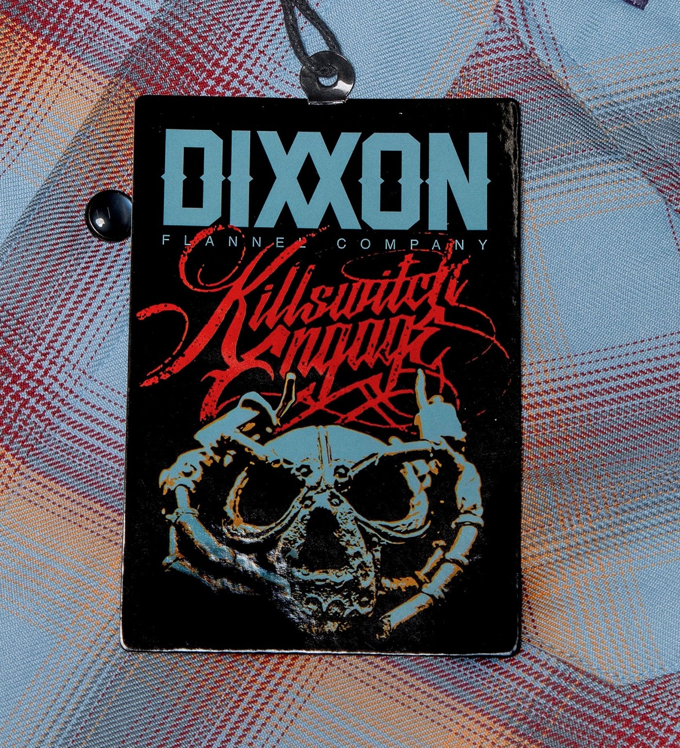 Killswitch Engage Flannel, Blue/Red/Orange - Image 3