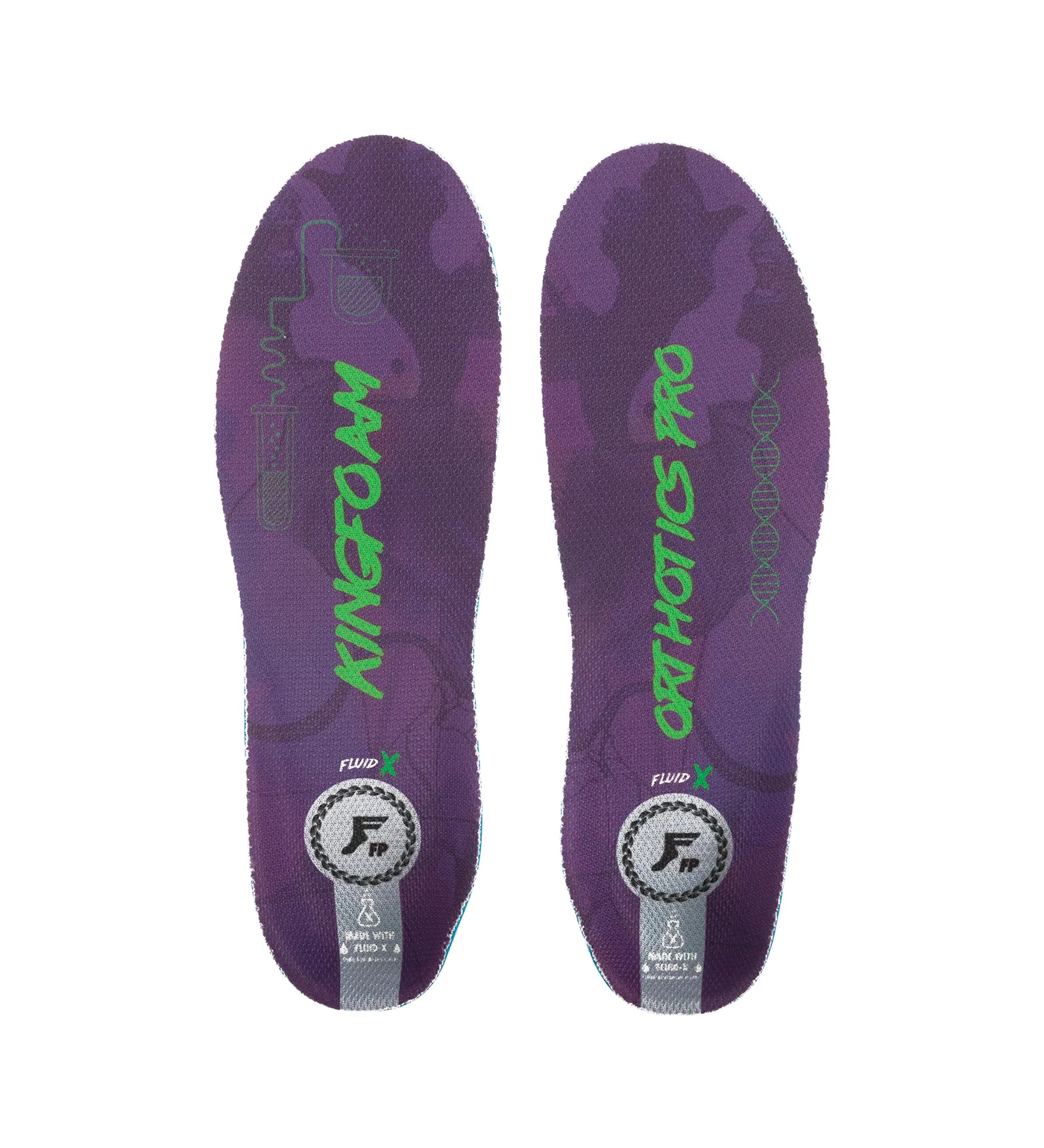 Kingfoam Orthotic FluidX Pro, Purple Camo