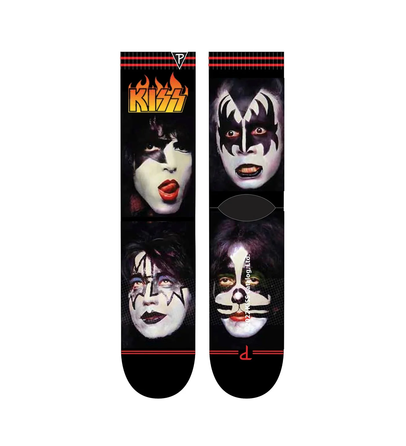 Kiss Faces Subliminated Crew, Black