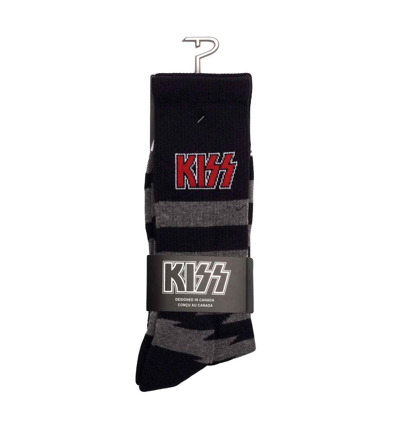 Kiss Lightning Strike Crew, Charcoal - Image 3