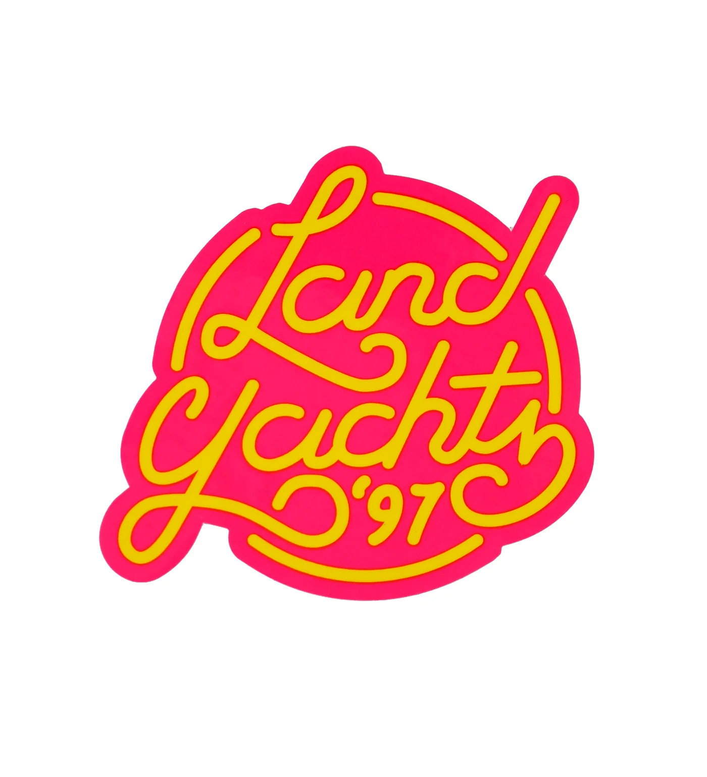 Script 97, Pink / Yellow