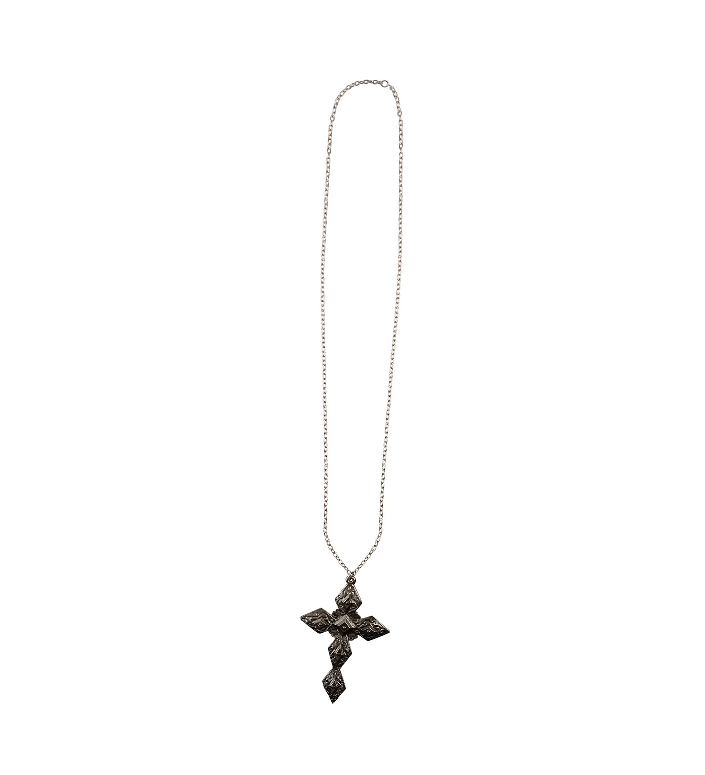 Large Marcasite Cross, Pewter (2A) - Image 3