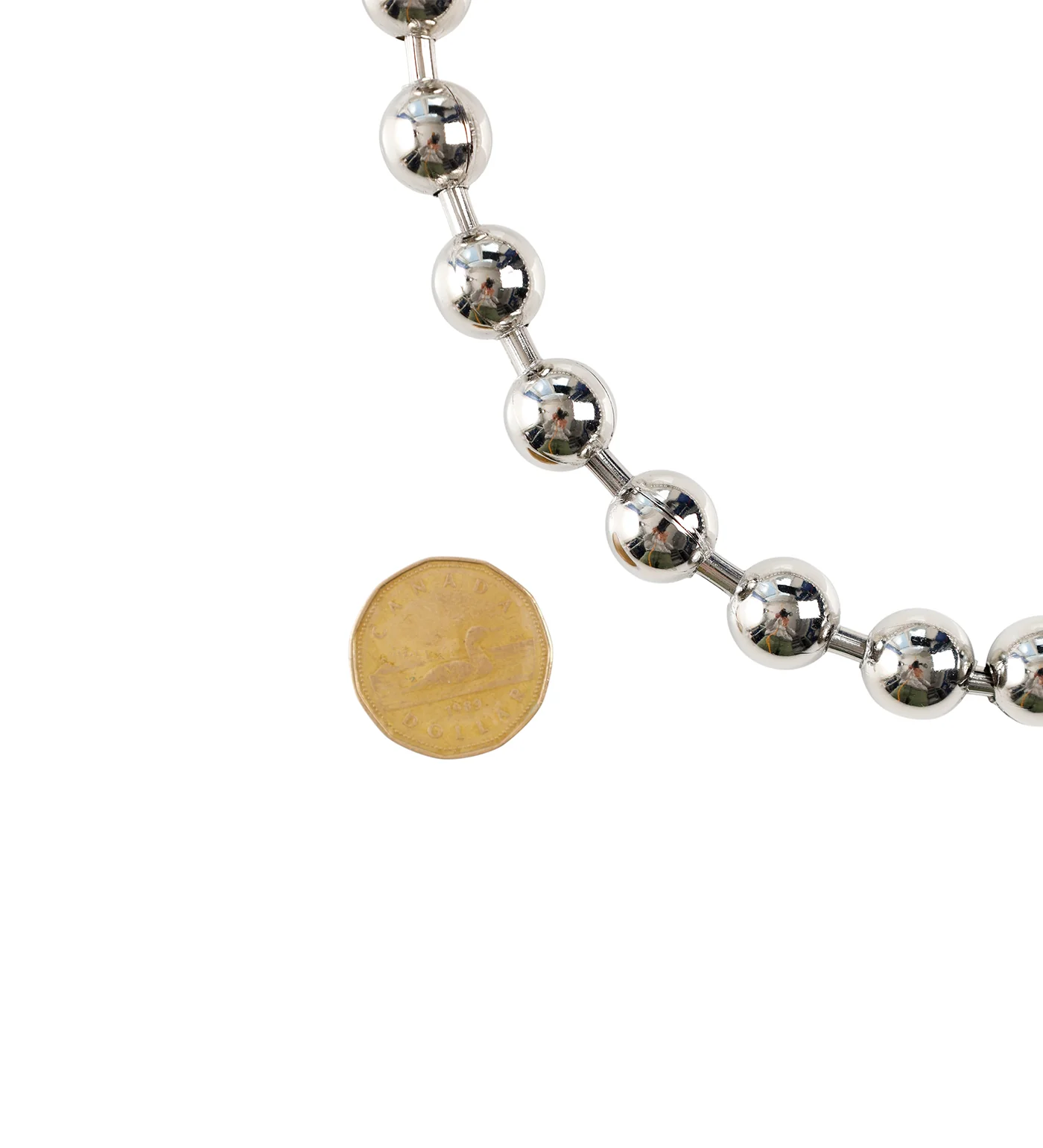 Large Metal Balls , Silver - Image 2