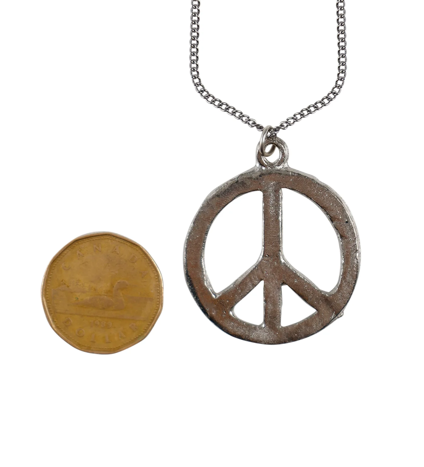 Large Peace Sign, Silver(2E) - Image 2