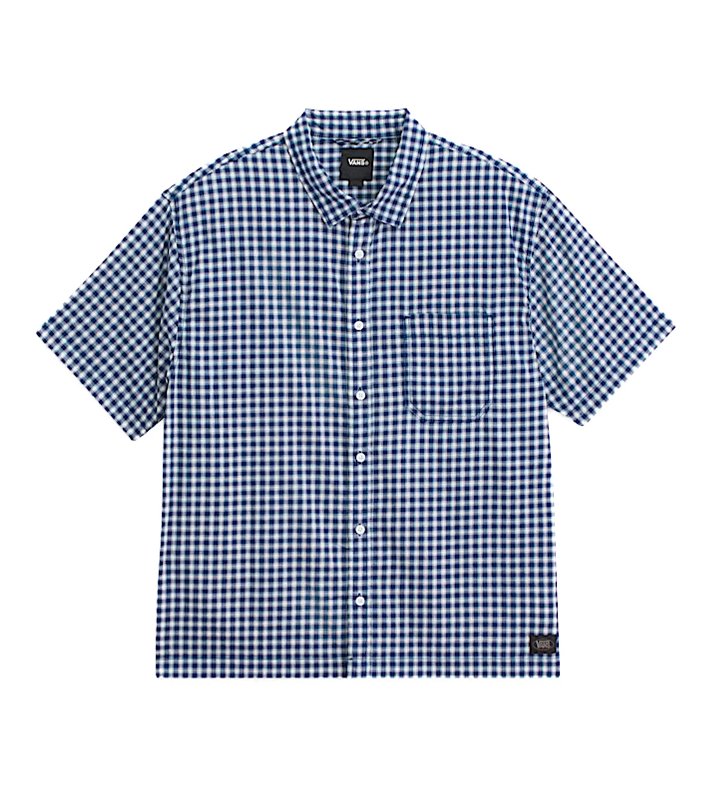 Larkspur Mini Plaid, Deep Indigo Blue