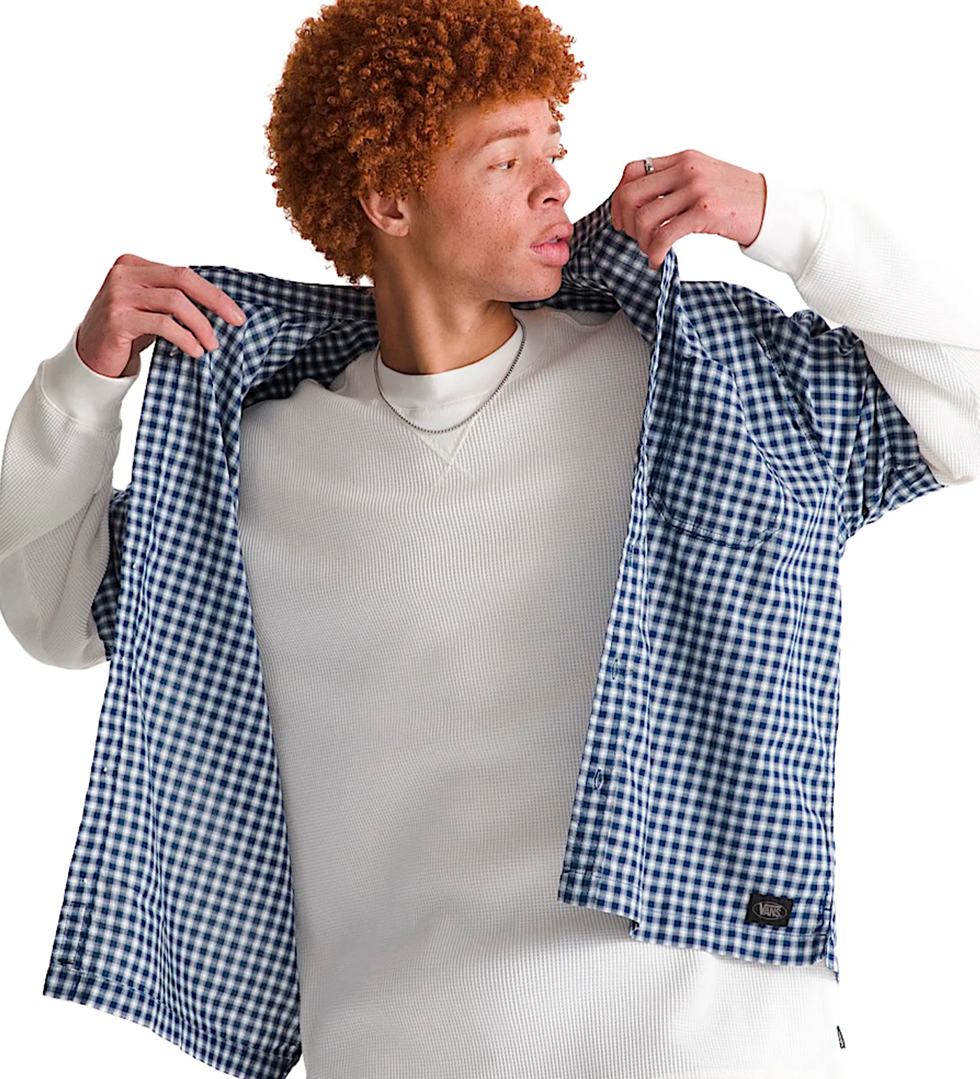 Larkspur Mini Plaid, Deep Indigo Blue - Image 3
