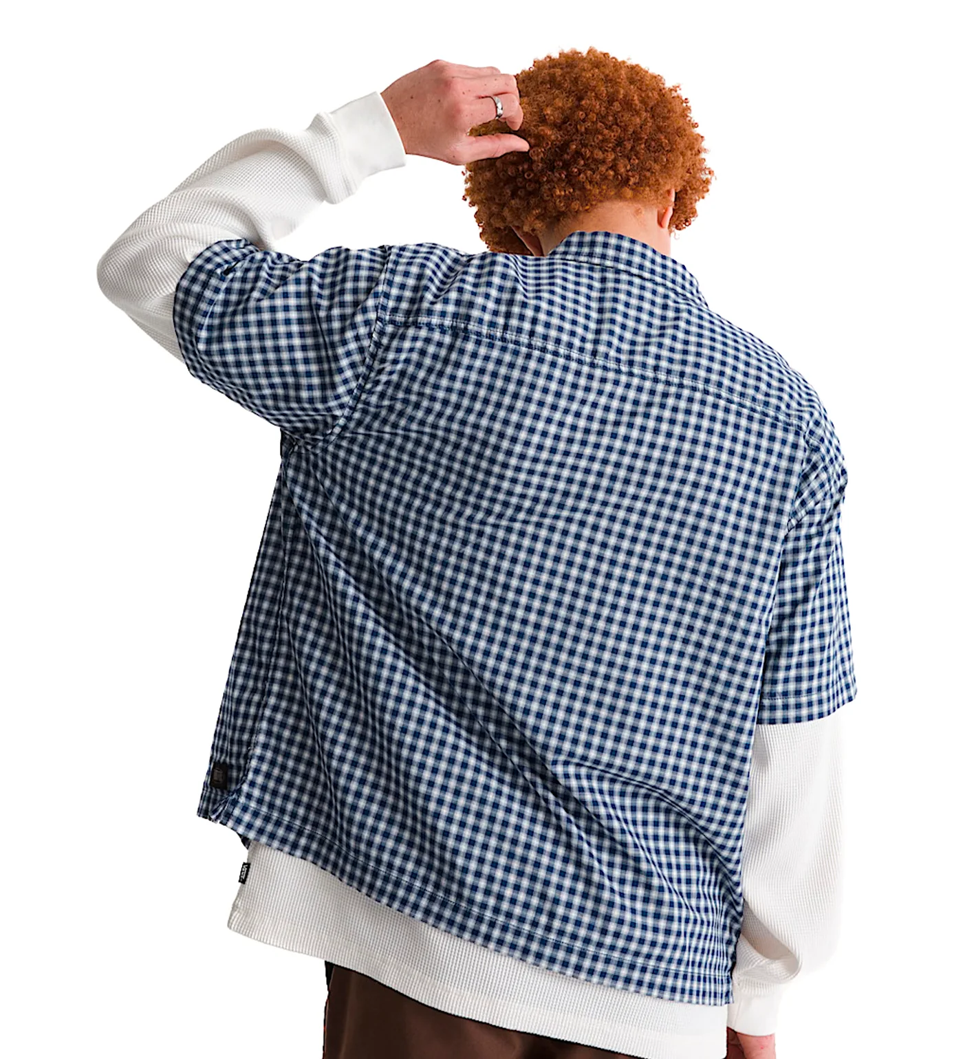 Larkspur Mini Plaid, Deep Indigo Blue - Image 4