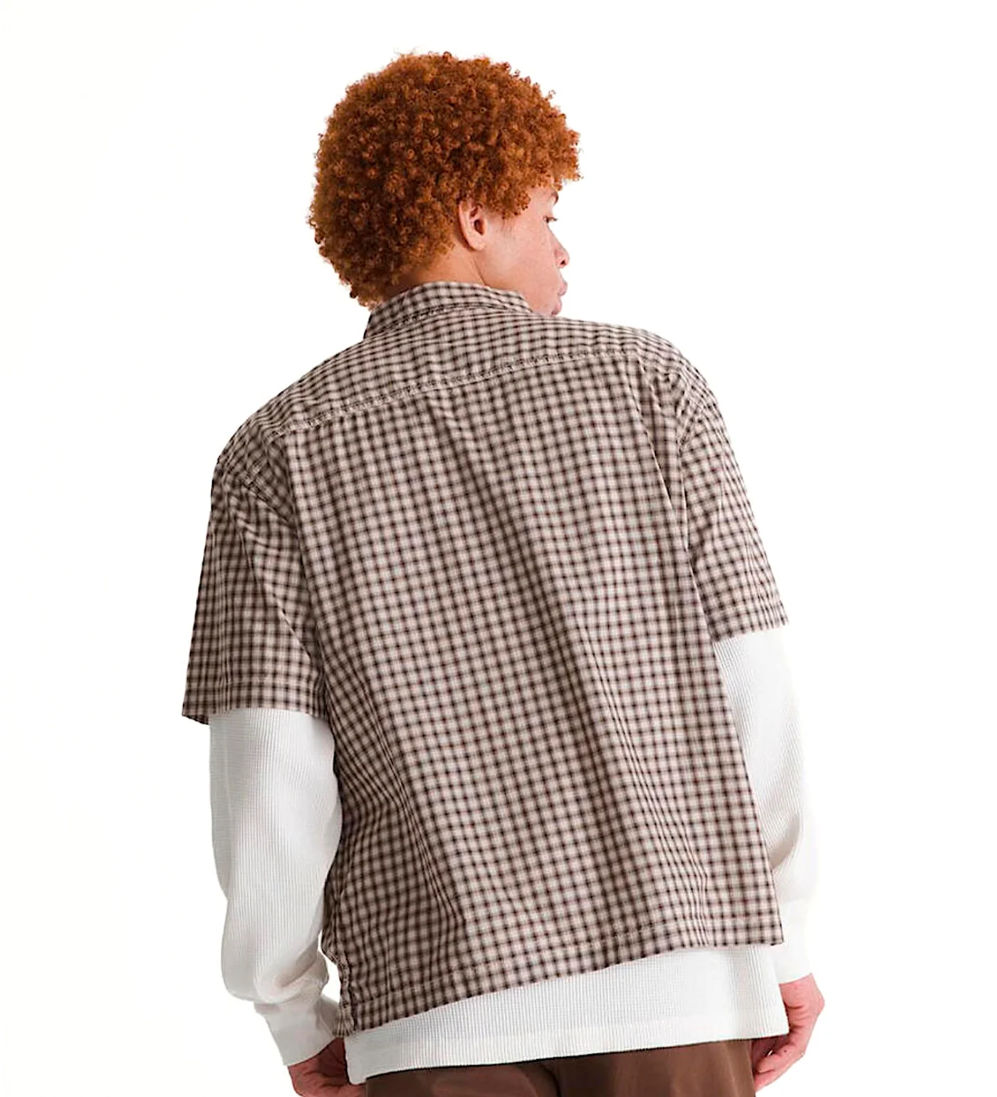 Larkspur Mini Plaid, Oatmeal/Demitas - Image 4