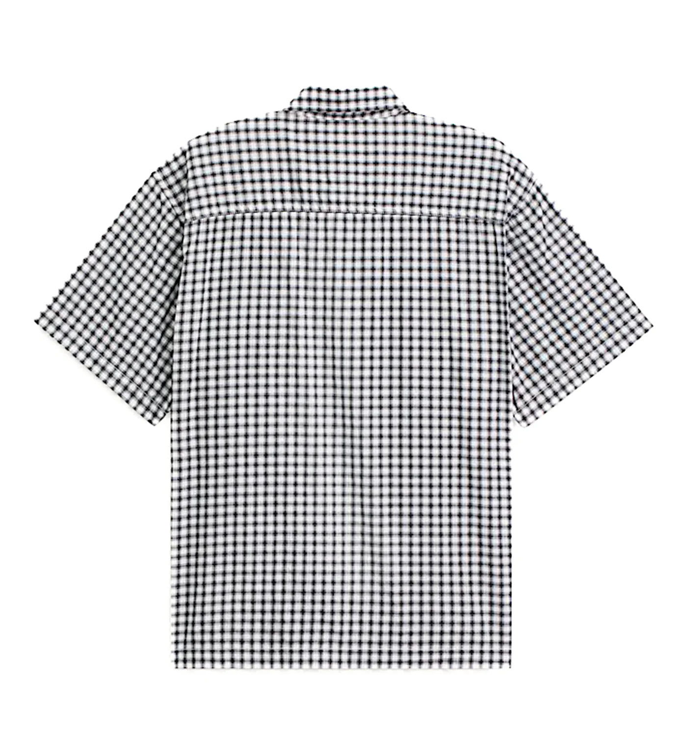 Larkspur Mini Plaid, White/Black - Image 2