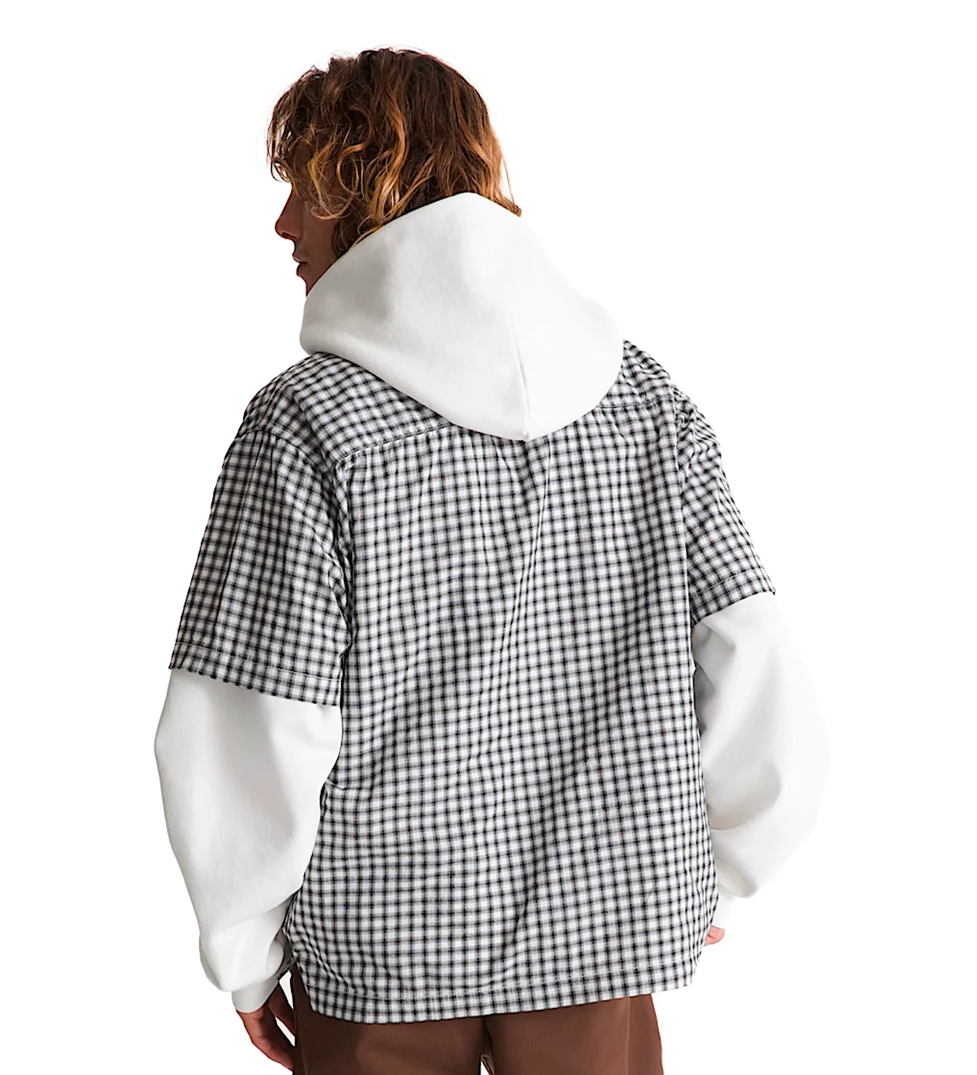Larkspur Mini Plaid, White/Black - Image 5