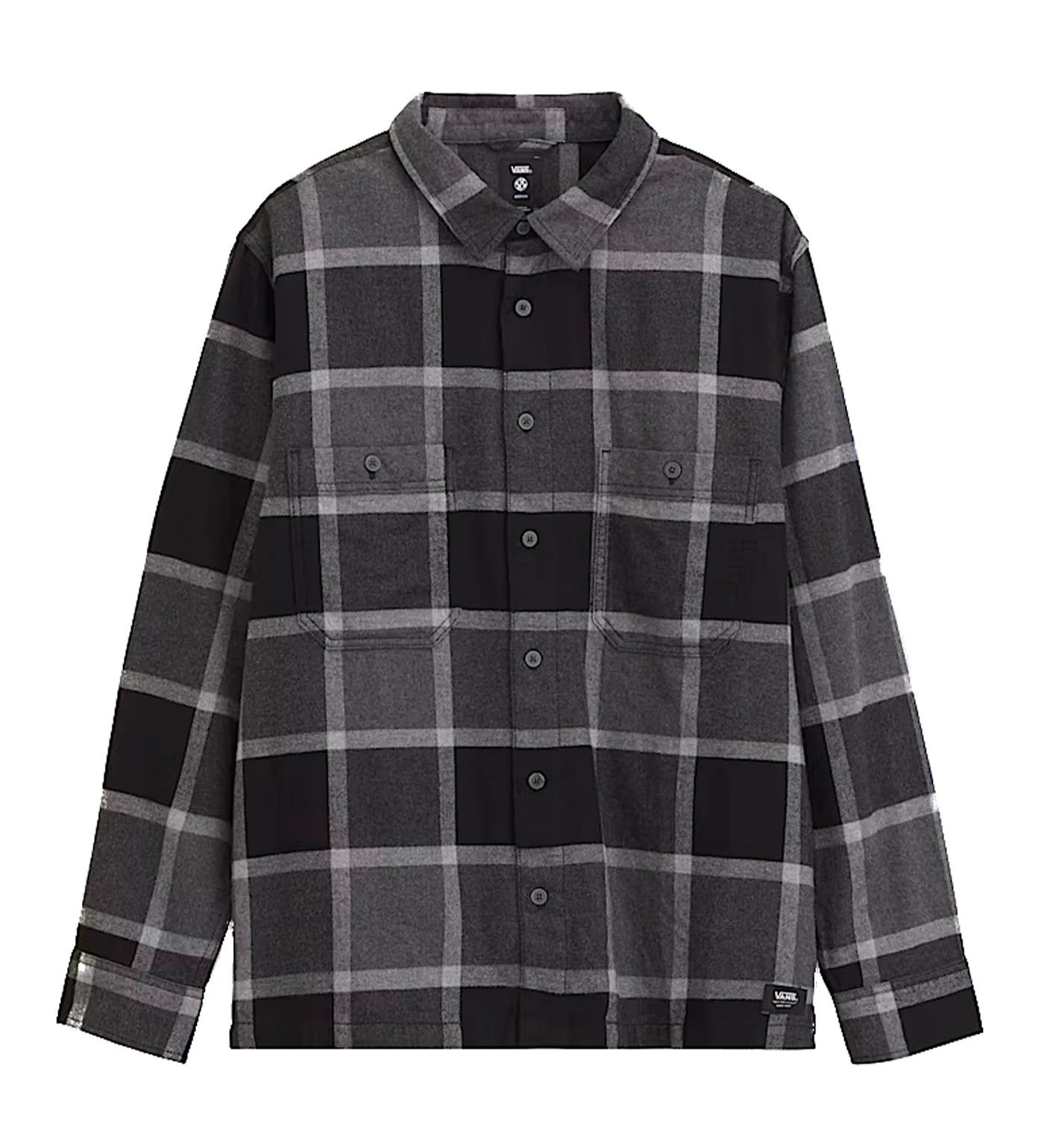 Larkspur Plaid L/S, Asphalt Heather