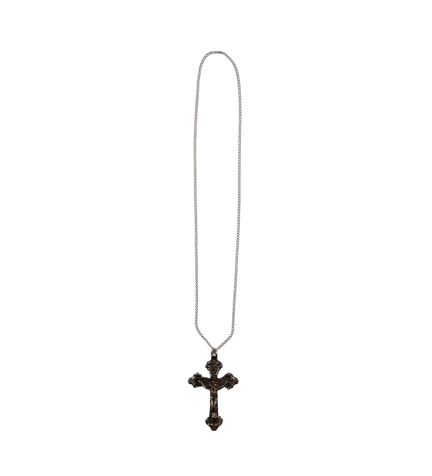 Latin Cross Crucifix, Pewter (2A) - Image 3