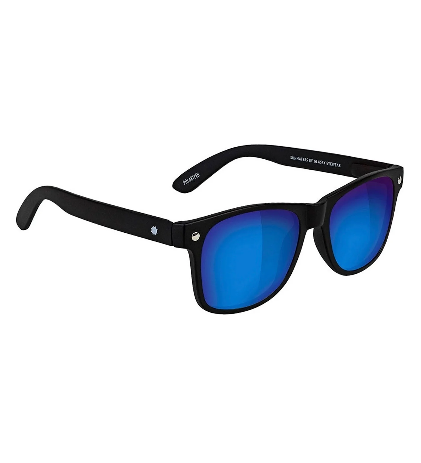 Leonard Polarized, Black/Blue Mirror
