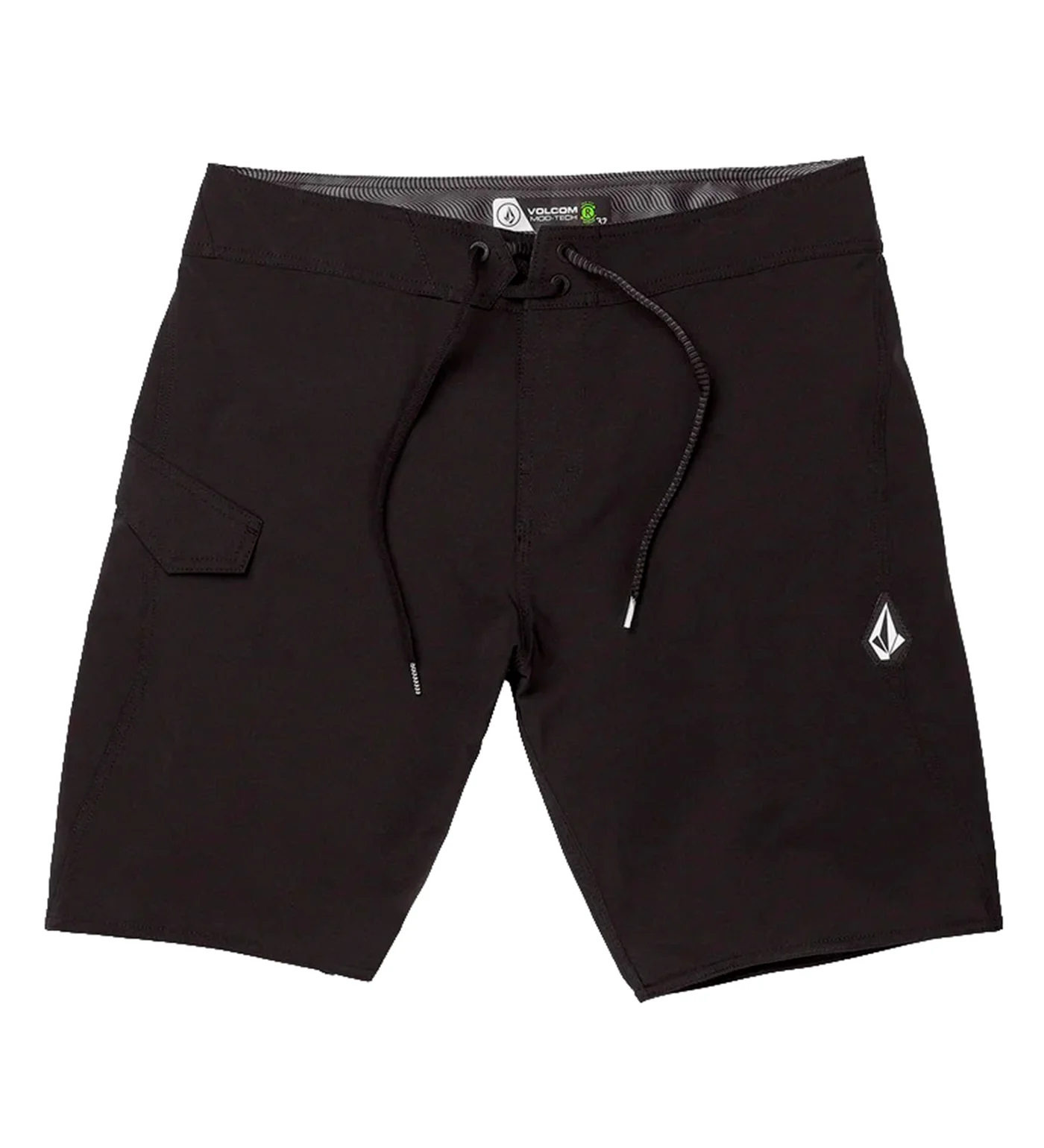 Lido Solid Mod Boardshorts, Black