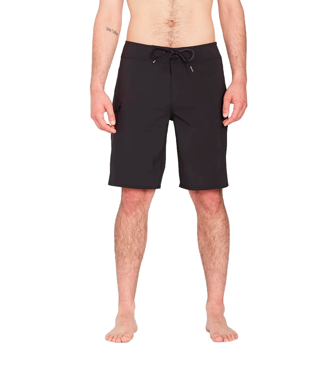 Lido Solid Mod Boardshorts, Black - Image 3