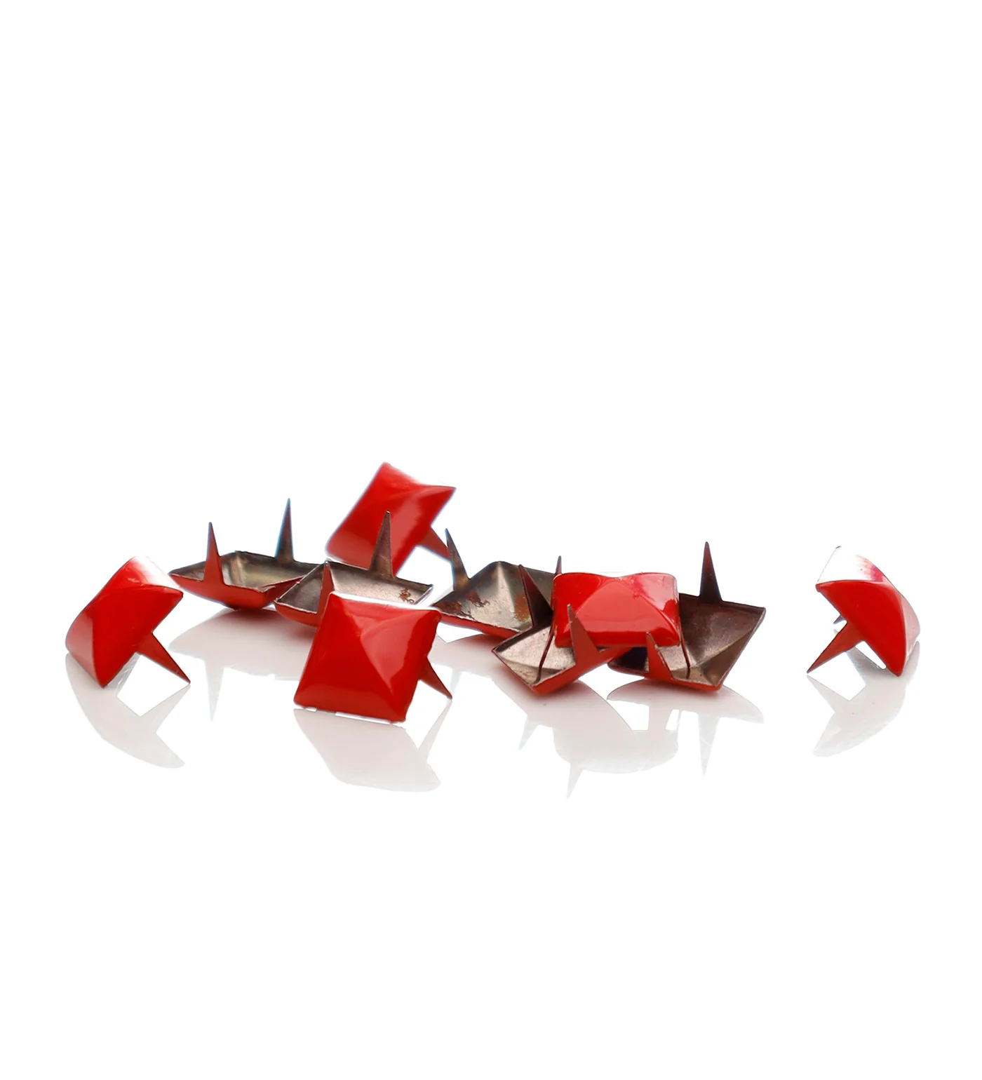 Light Flat Pyramide, Red/x10