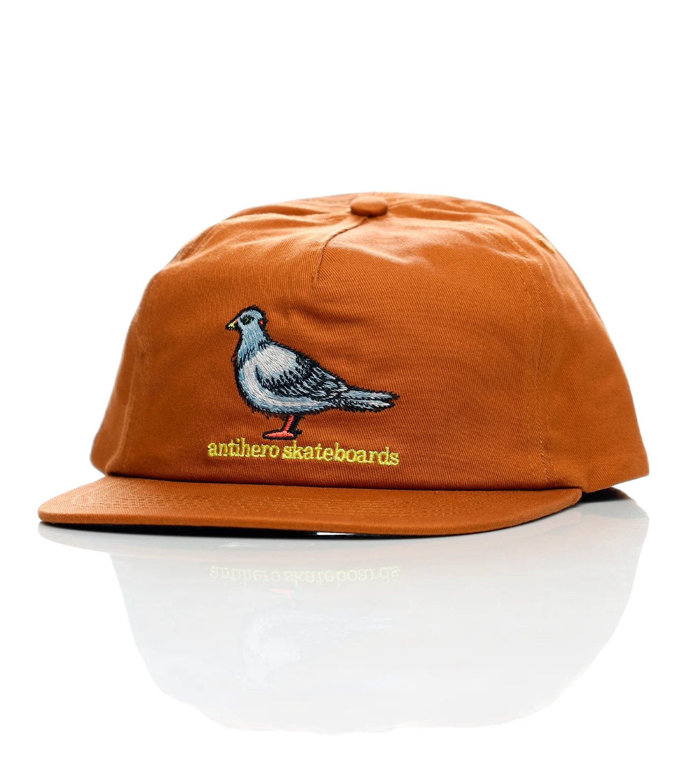 Lil Pigeon Snapback, Medium Brown/Yellow