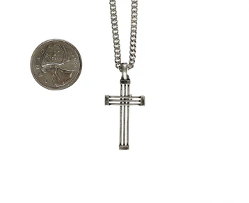 Linear Open Cross (2A), Burnish Silver - Image 2
