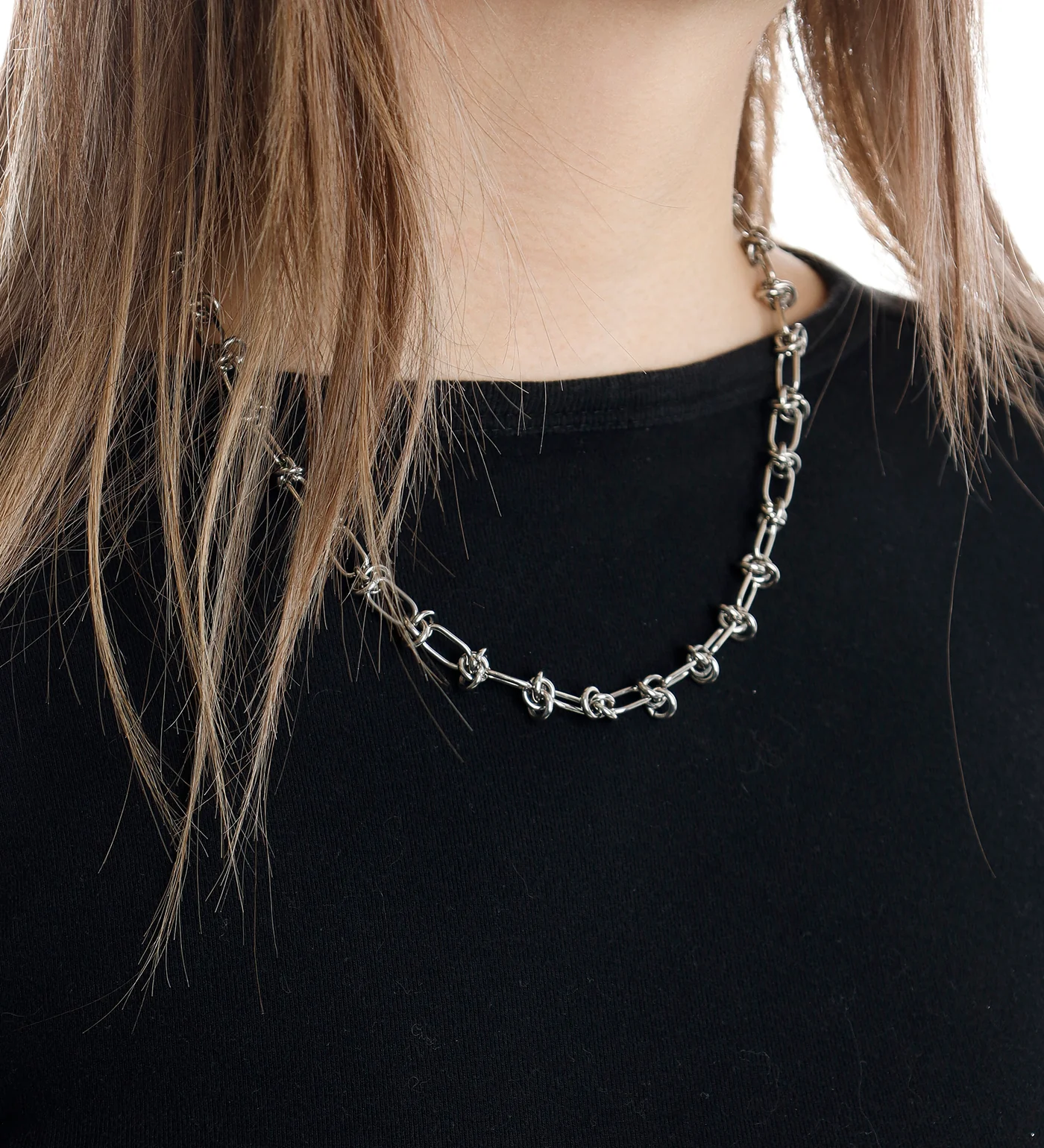 Links Chains 16 inch, Silver(2E) - Image 2