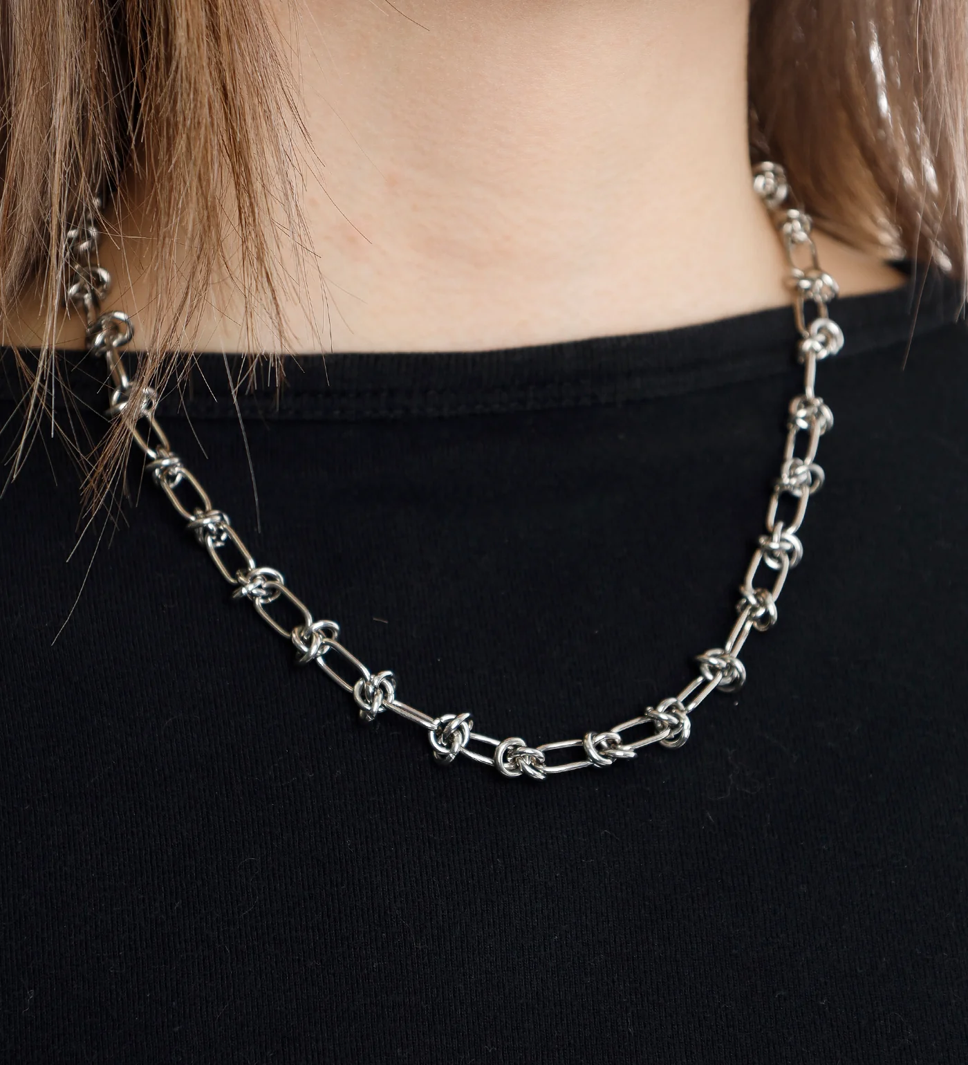Links Chains 16 inch, Silver(2E) - Image 3