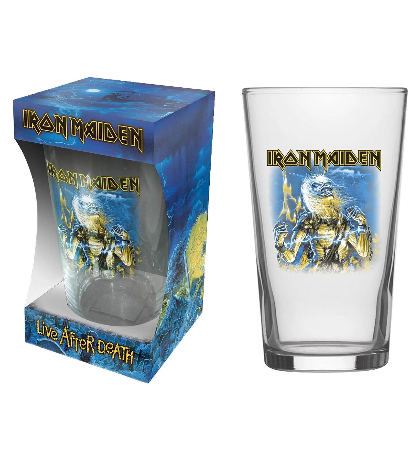 Live After Death, Pint Glass