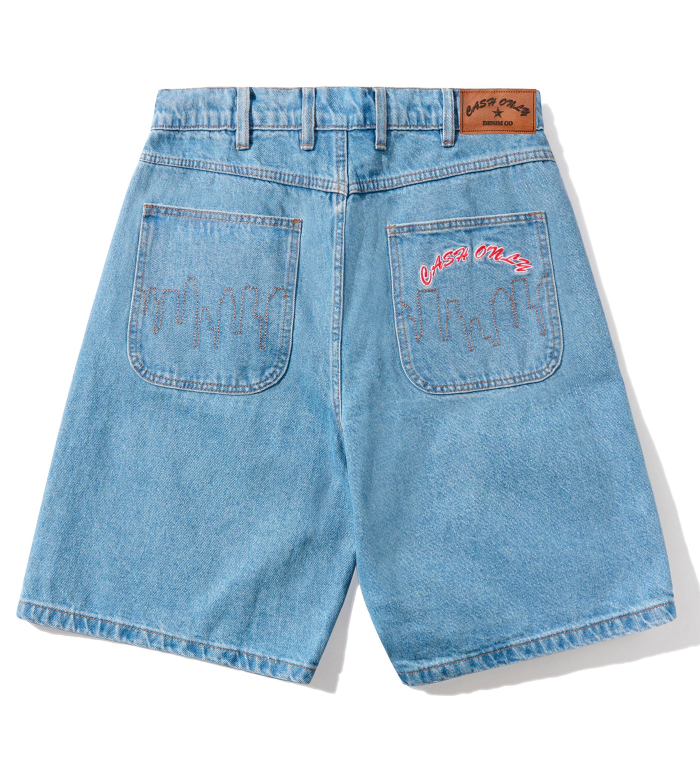 Logo Jorts, Washed Indigo - Image 2