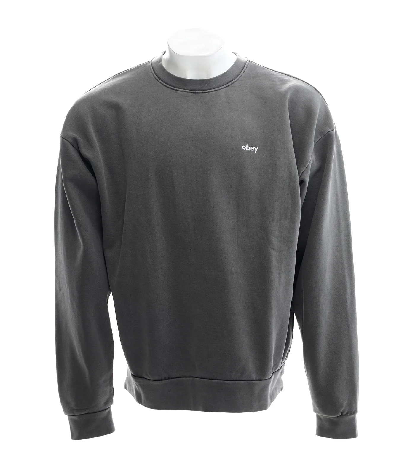 Lowercase Pigment Crew, Digital Black Faded Wash
