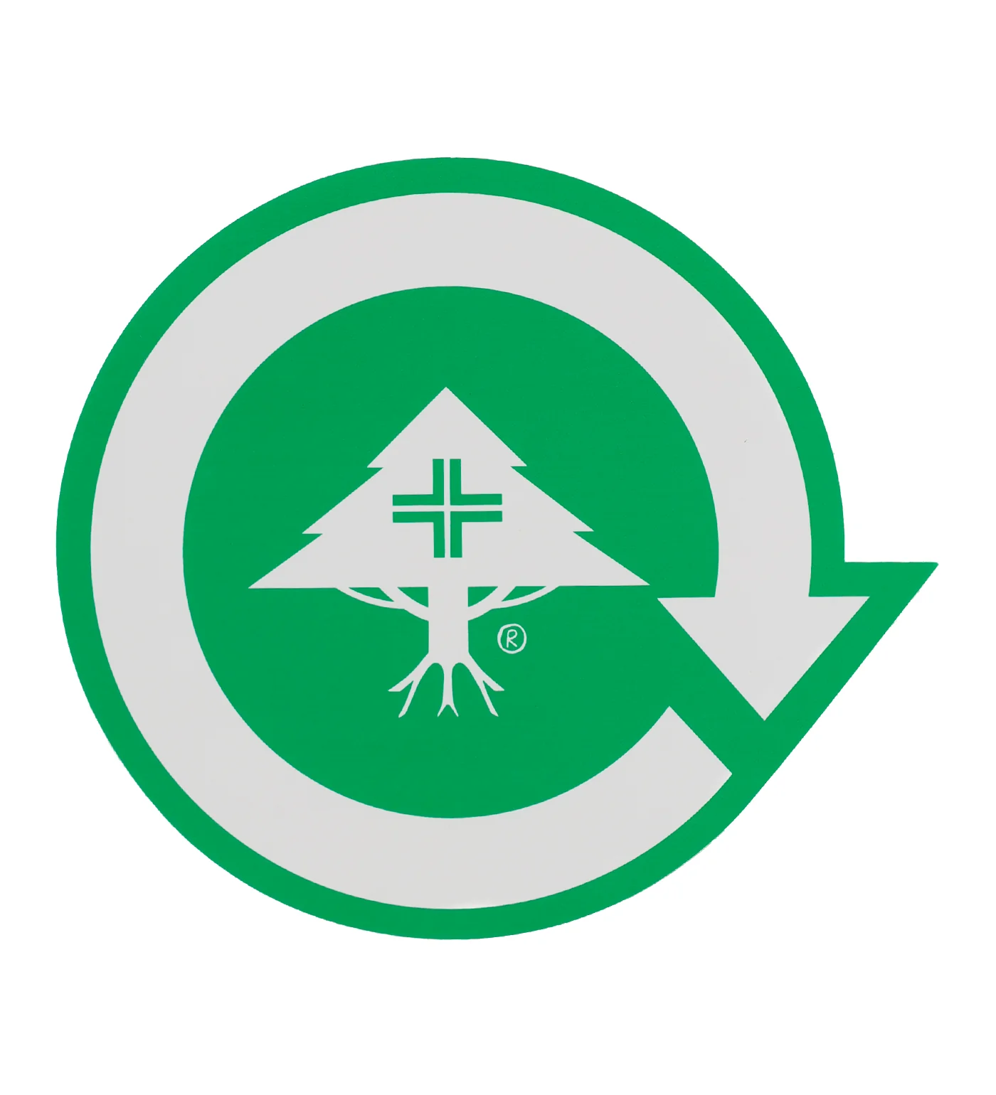 Cycle Logo, Kelly Green