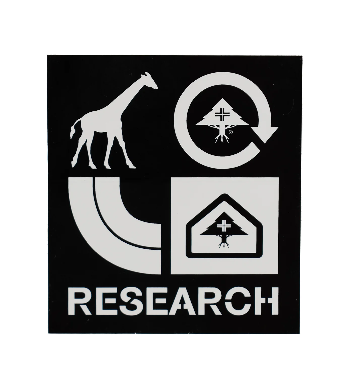 Research Icon, Black