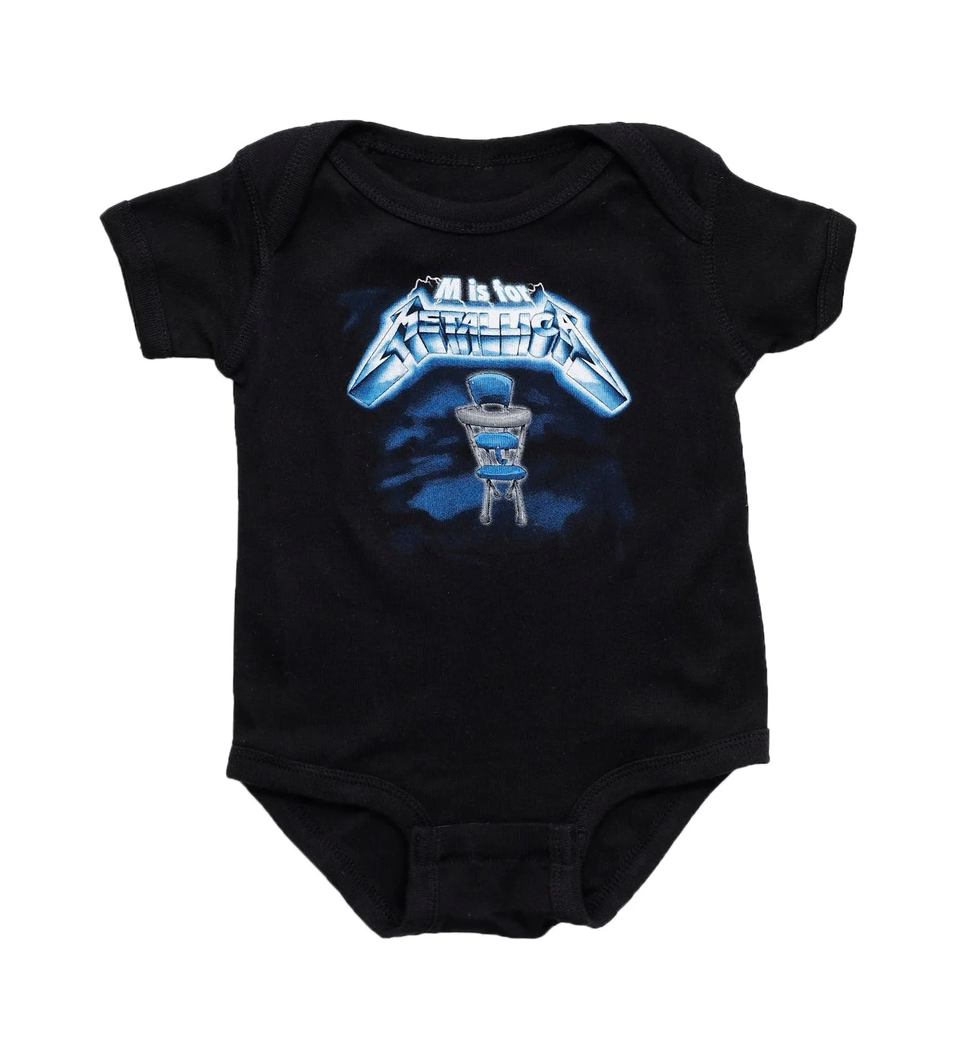 M Is For RTL Onesie, Black