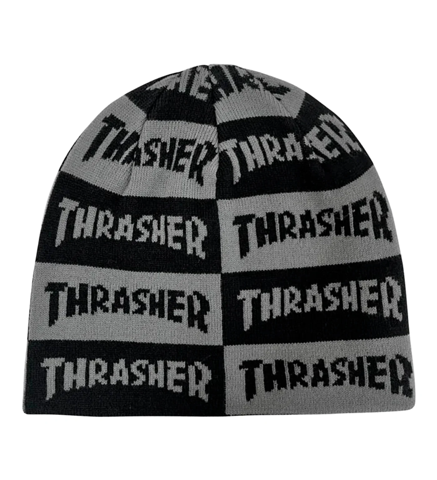 Mag Checkered Skully, Black/Grey