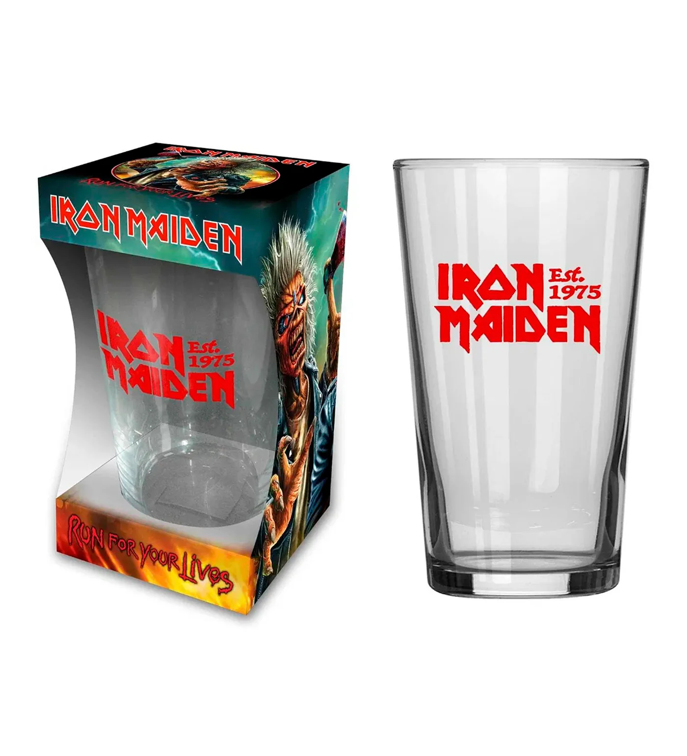 Maiden Est.1975, Pint Glass