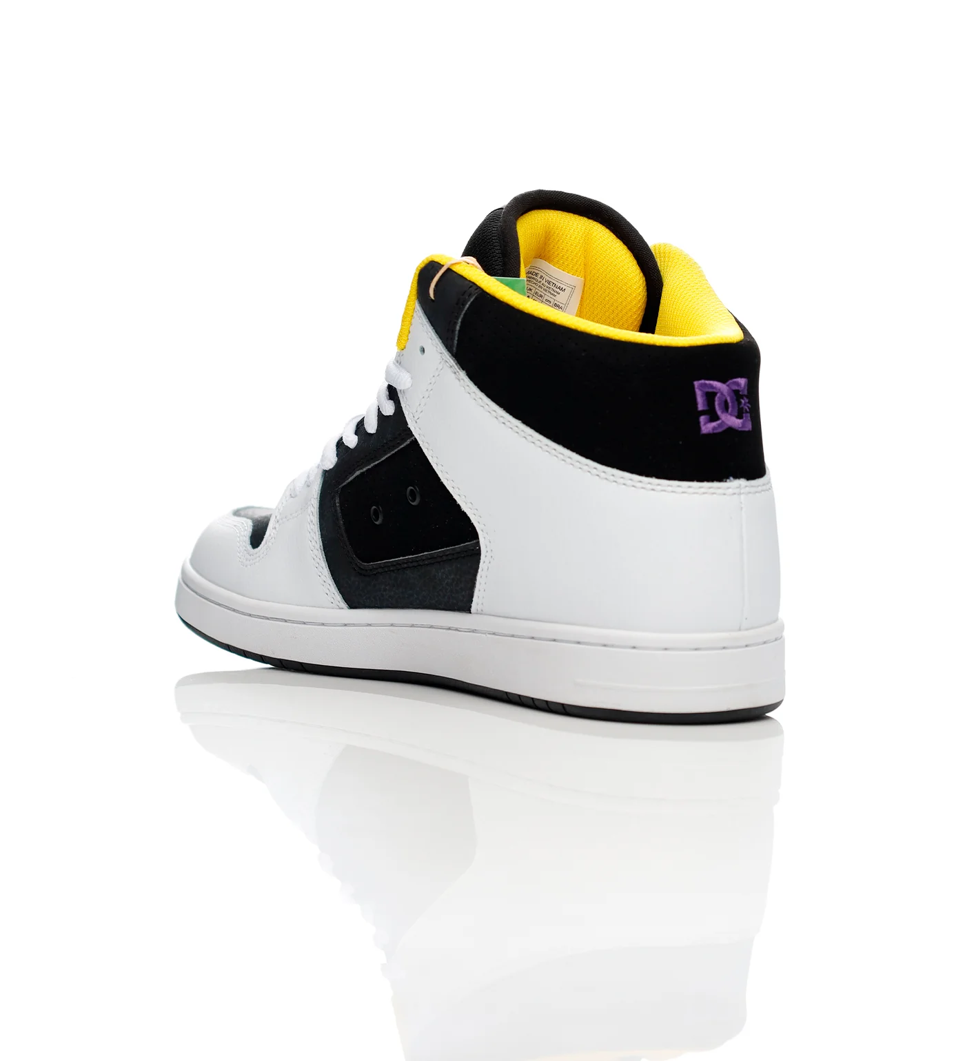 Manteca 4 Hi, Black/White/Purple - Image 3