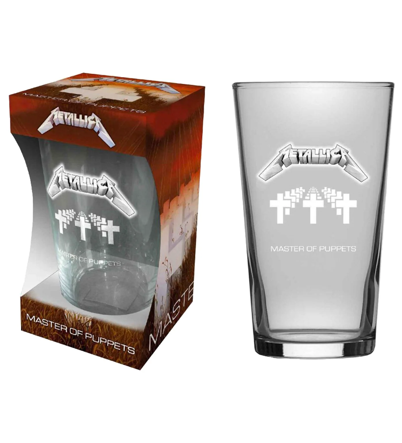 Master Of Puppets, Pint Glass