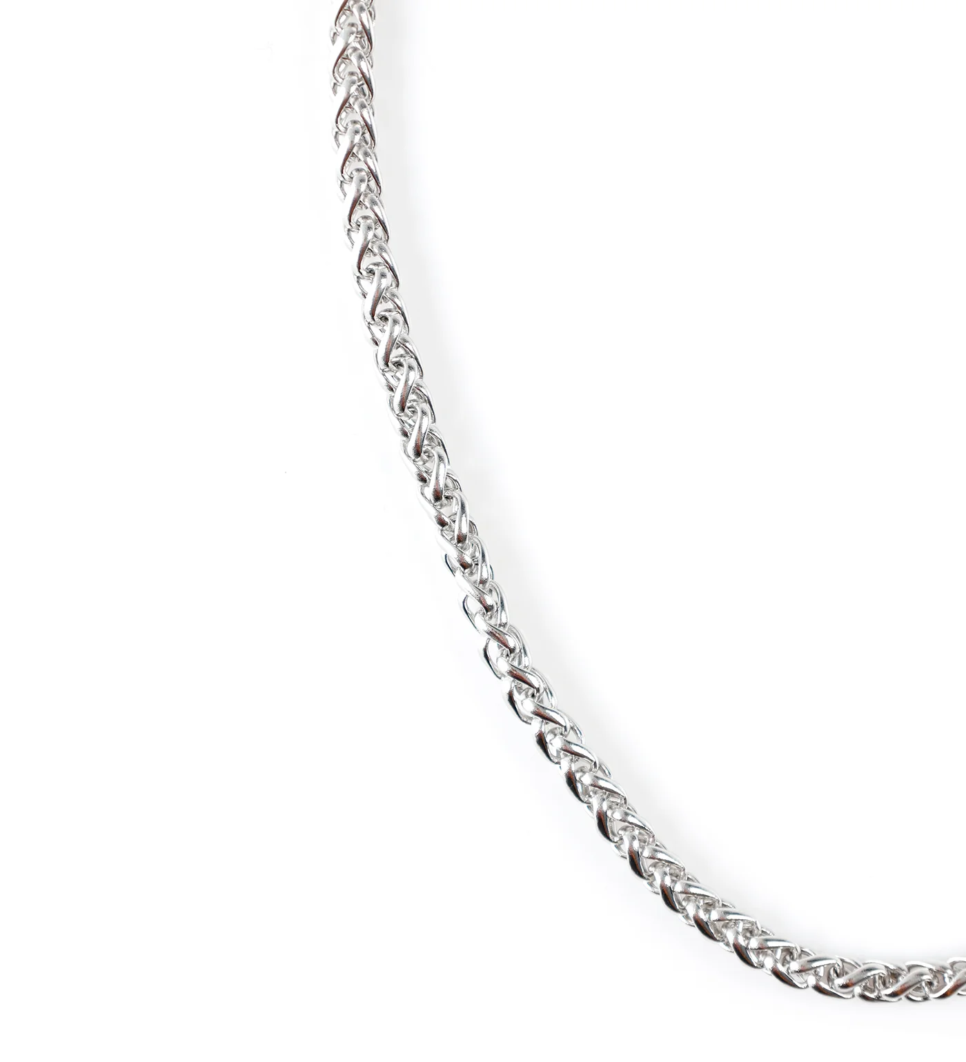 Medium Stainless Round Franco Wheat, Silver (1C) - Image 2