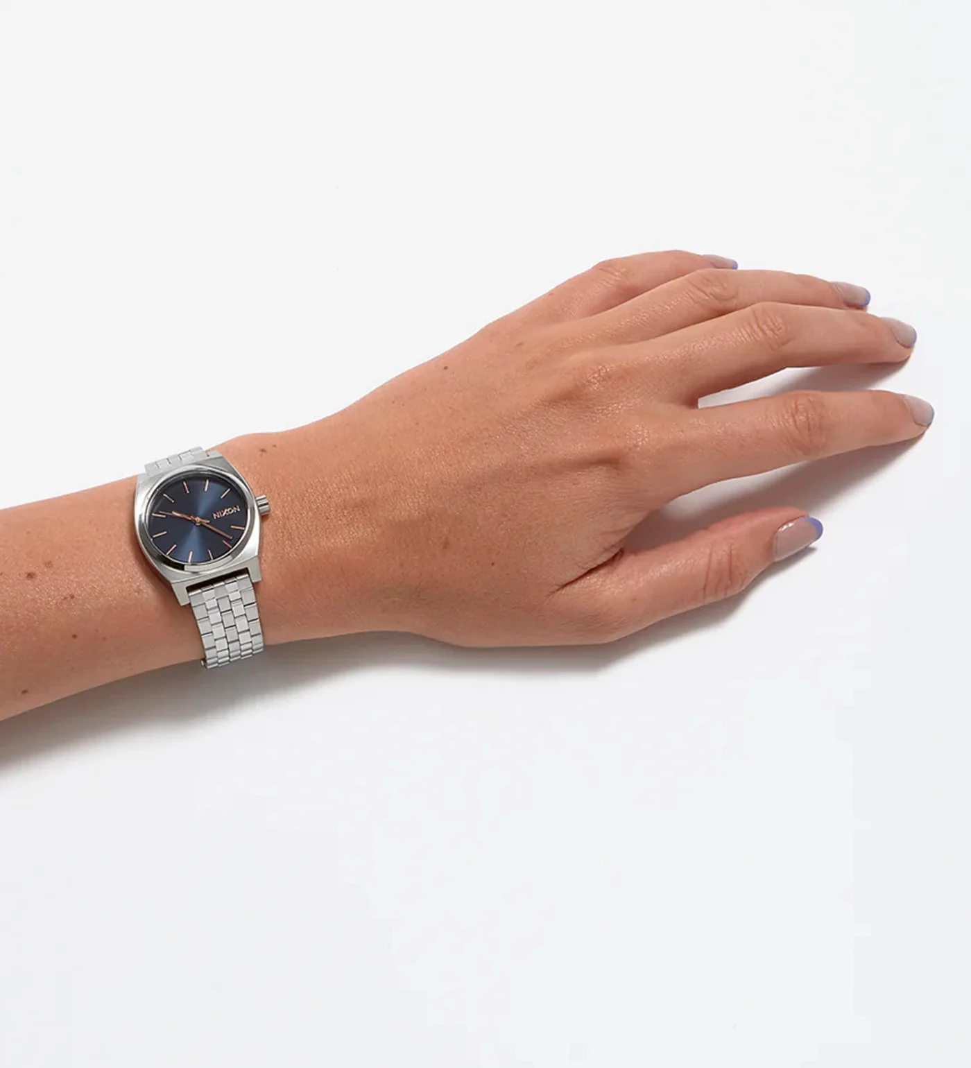 Medium Time Teller, Navy/Rose Gold - Image 5