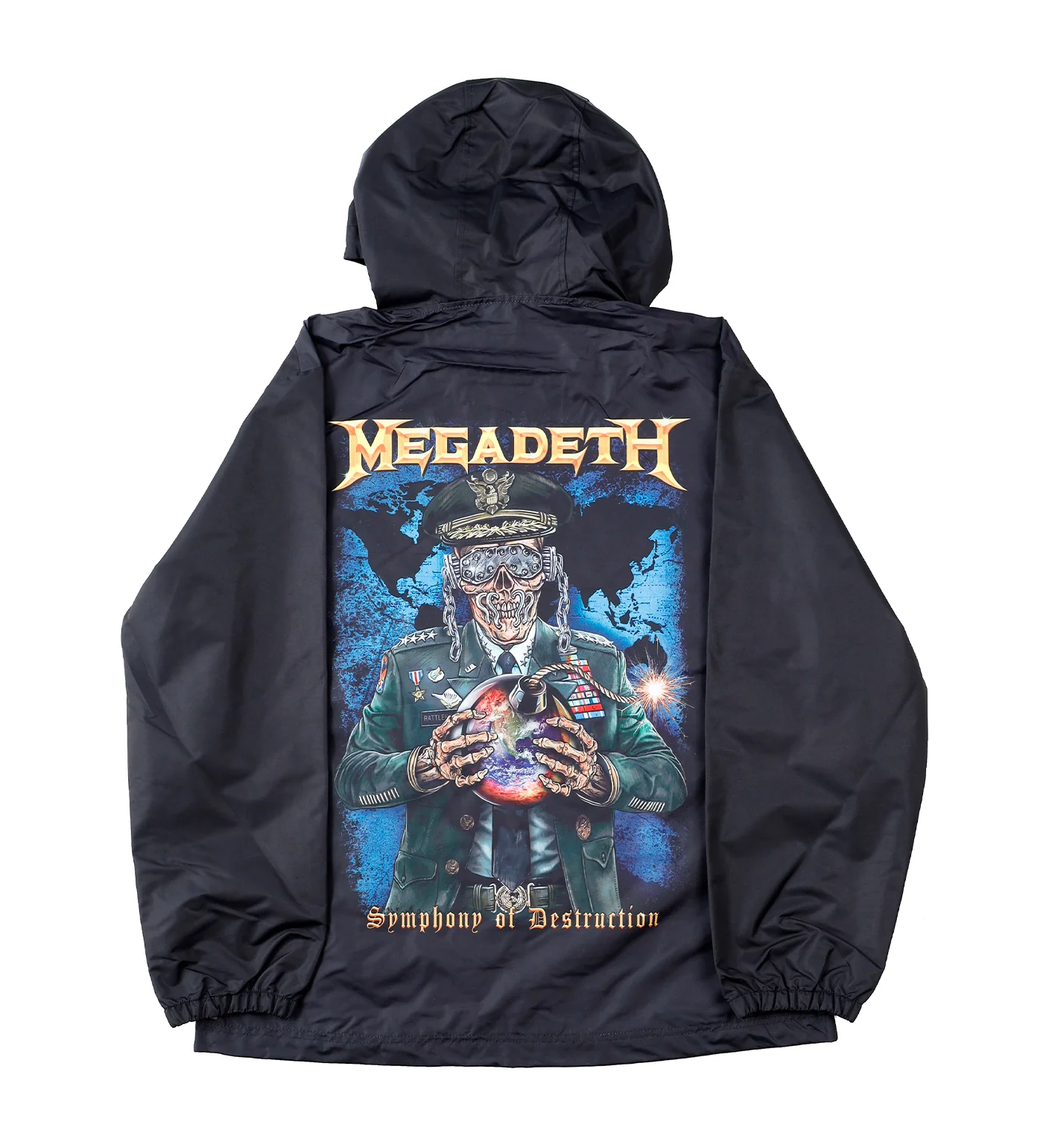 Megadeth Sub Anorak, Black/Yellow - Image 2