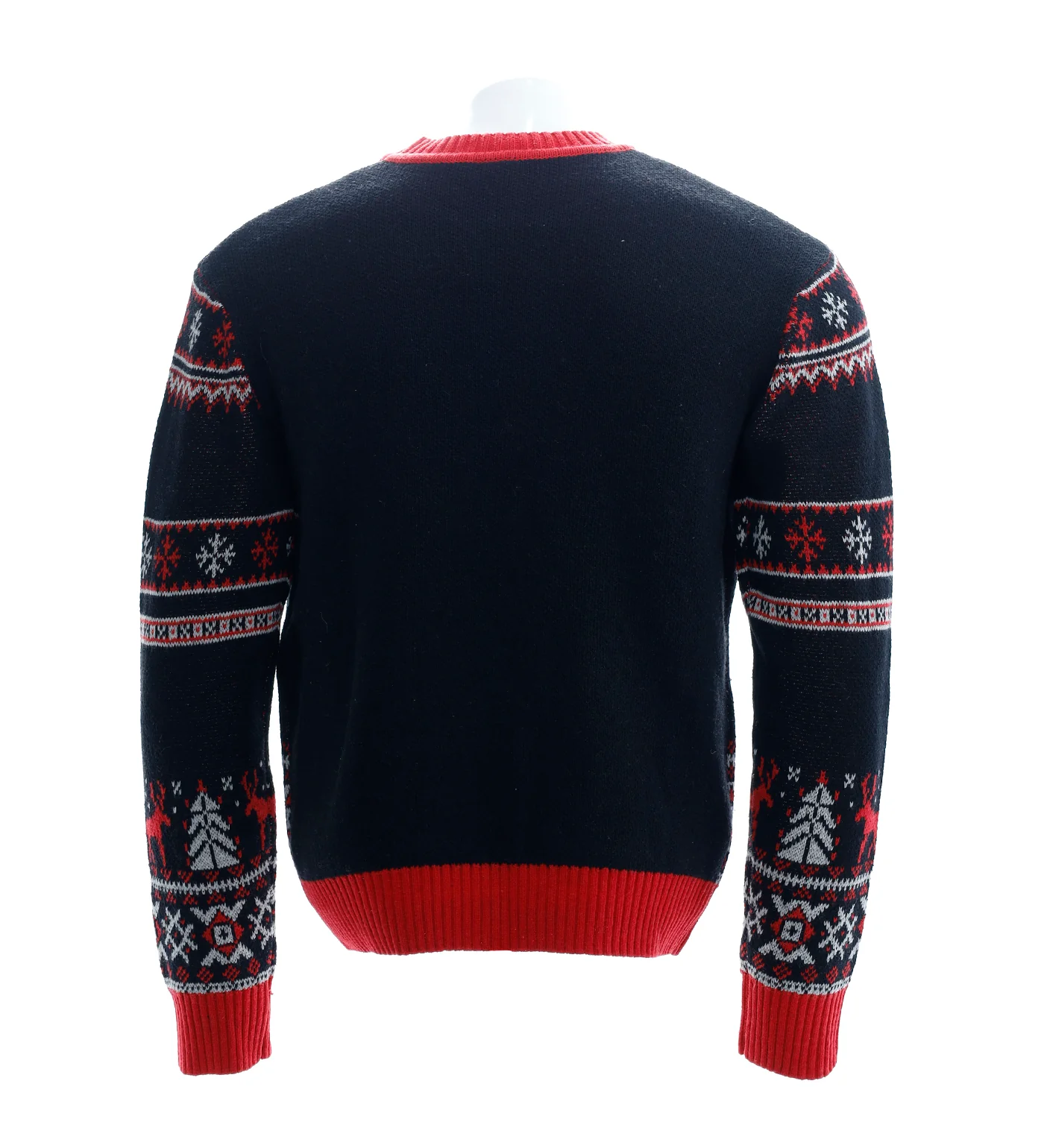 Merry Kissmas Ugly Sweater, Black - Image 2