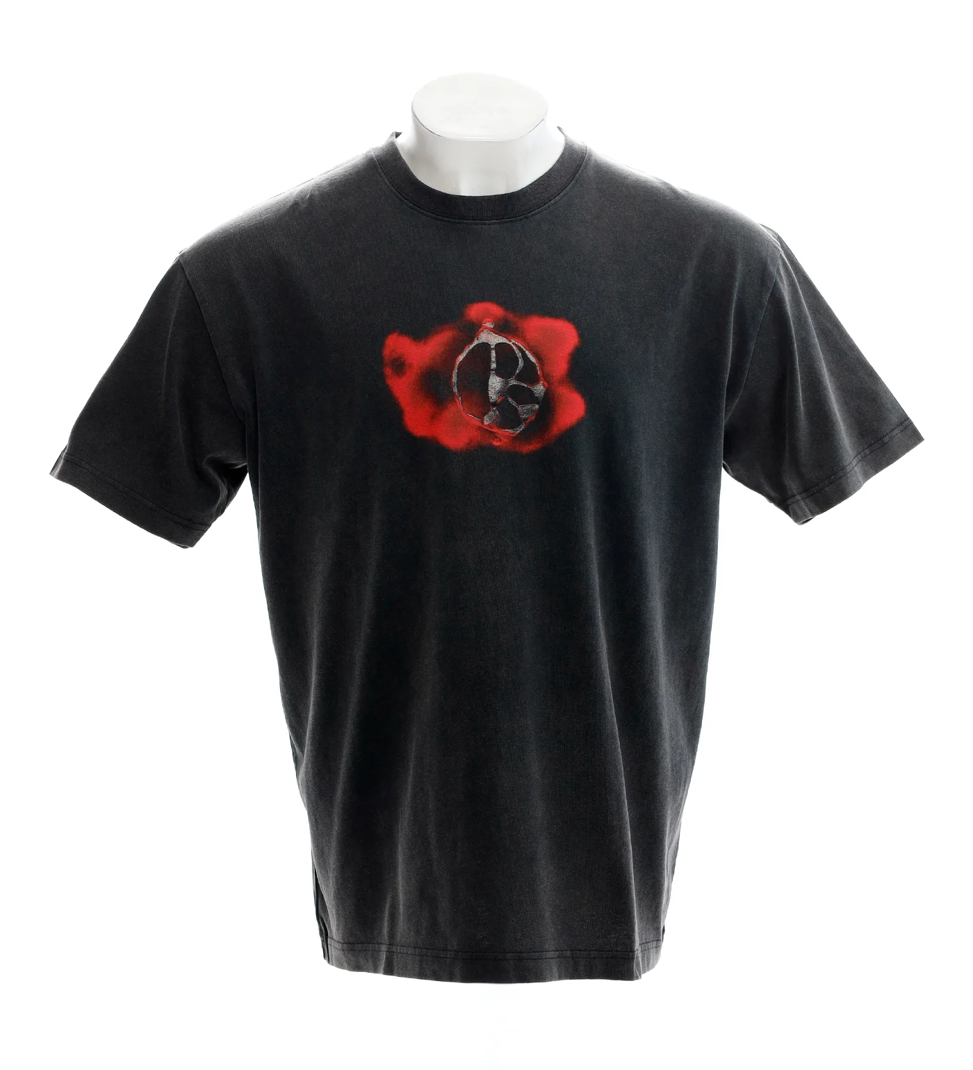 Metal Logo, Silver Black